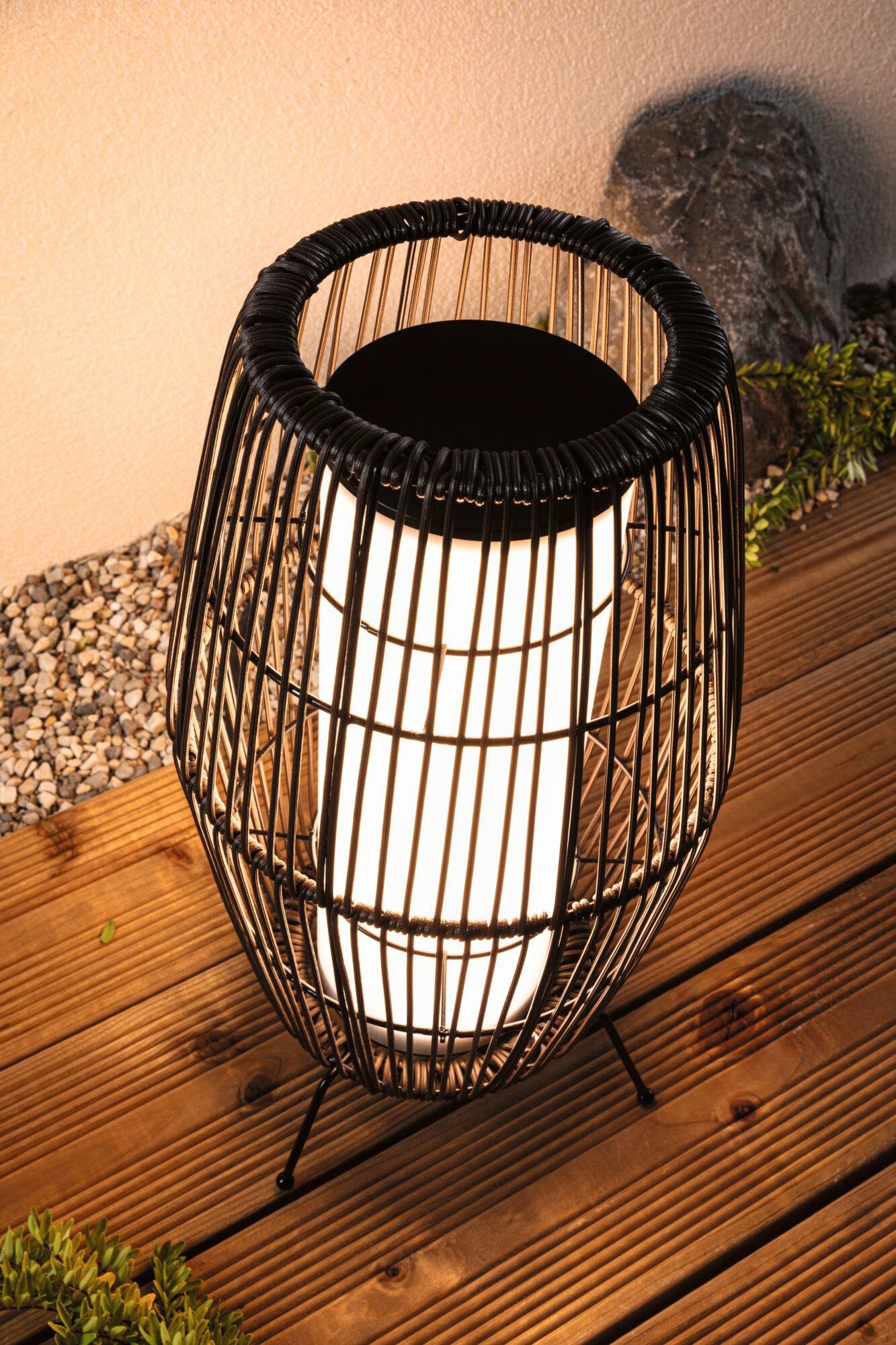 Paulmann LED Gartenleuchte »Outdoor Plug & Shine Basket 40 RGBW ZigBee IP44«, 1 flammig, ZigBee IP44 RGBW