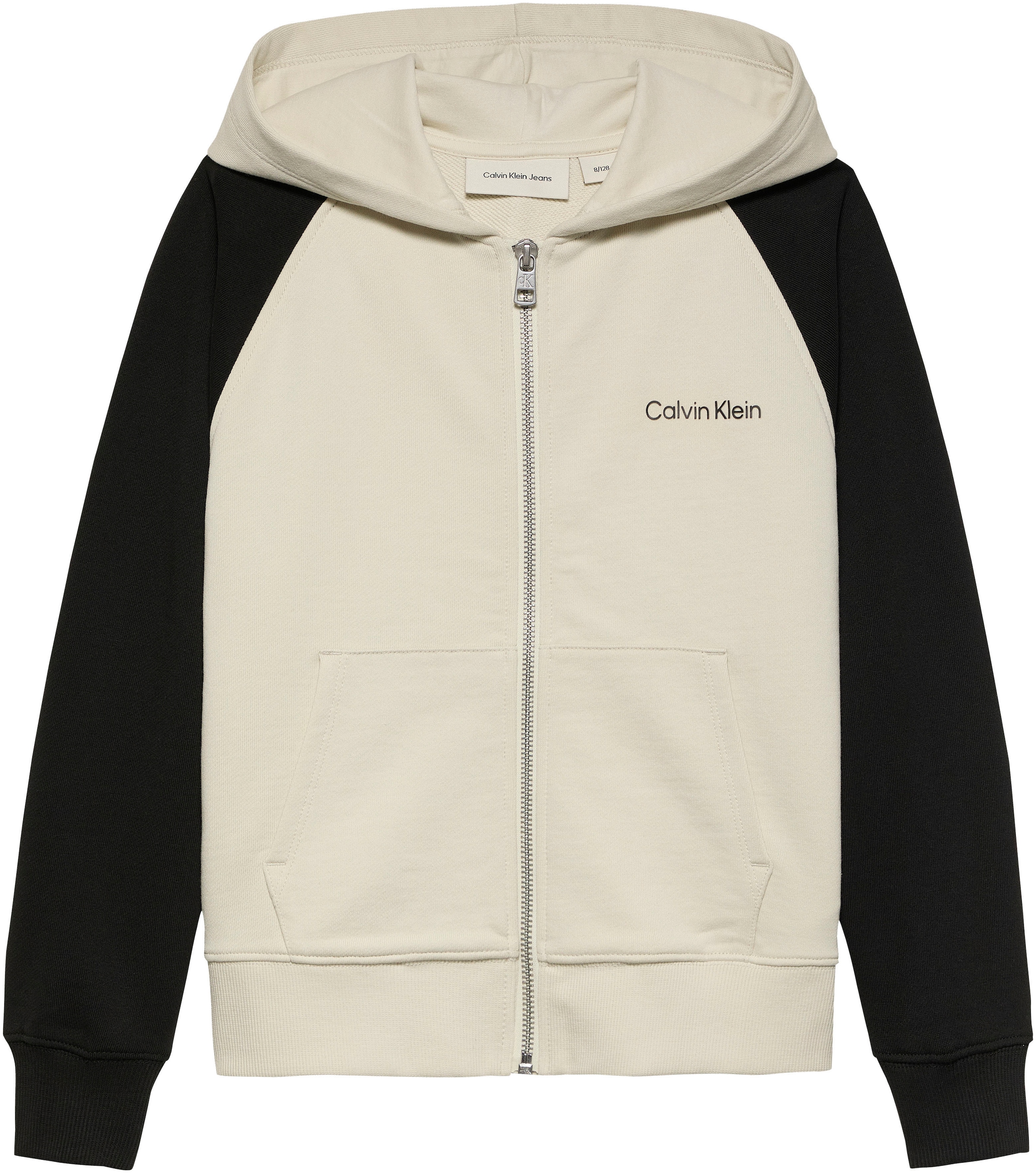 Calvin Klein Jeans Sweatjacke »COLOR BLOCK ZIP-THROUGH«, für Kinder bis 16 Jahre mit Logoprägung