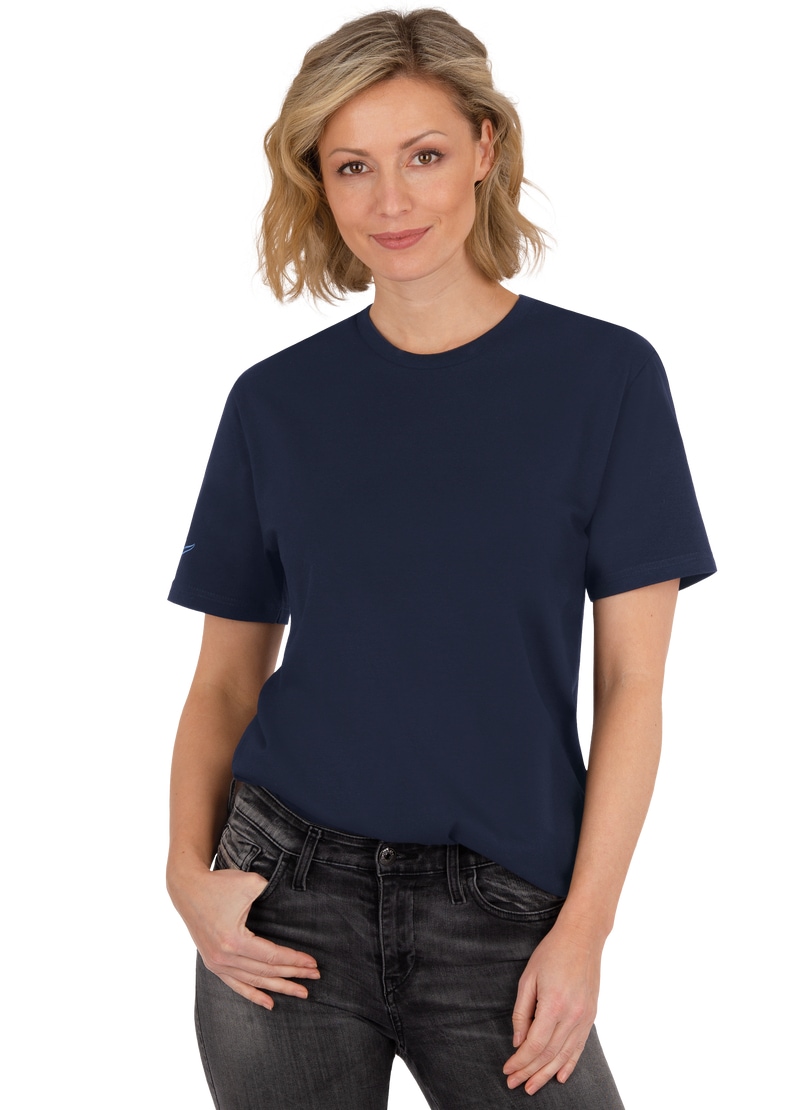 Trigema T-Shirt »TRIGEMA T-Shirt aus 100% Biobaumwolle«, (1 tlg.)