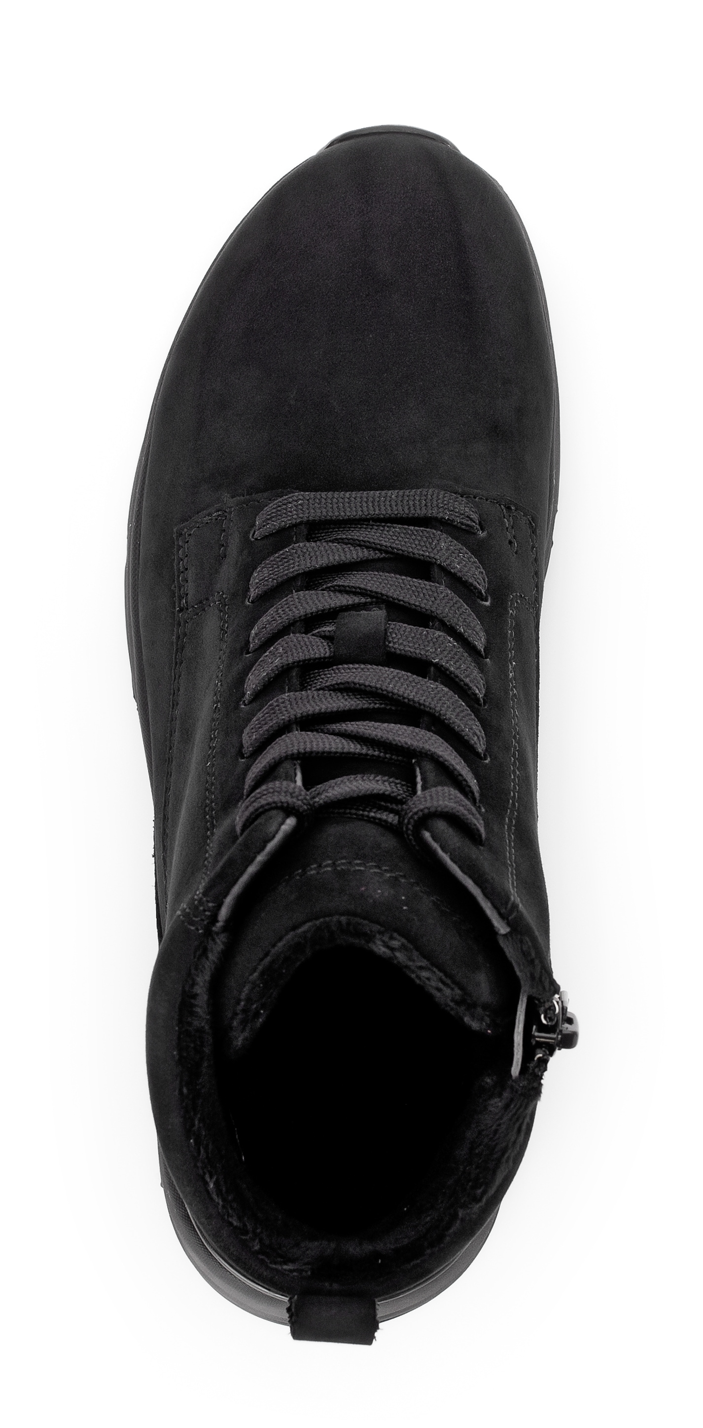 Gabor Rollingsoft Schnürboots, Keilabsatz, Freitzeitschuh, High-Top-Sneaker, Label an der Ferse