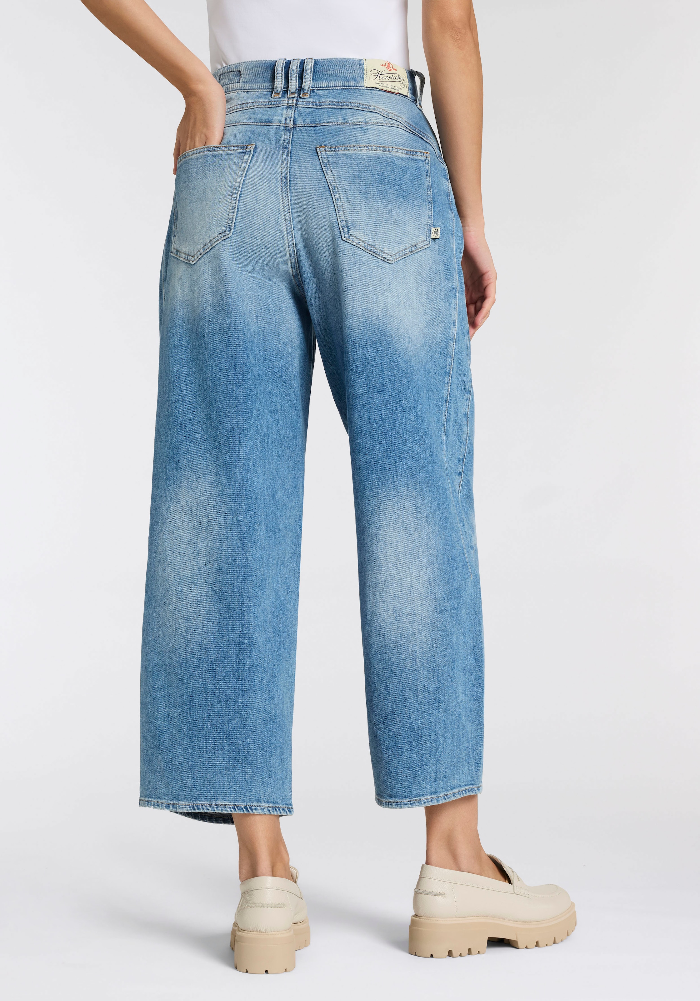 Herrlicher 5-Pocket-Jeans »Barrow Denim Stretch« im Barrel Fit