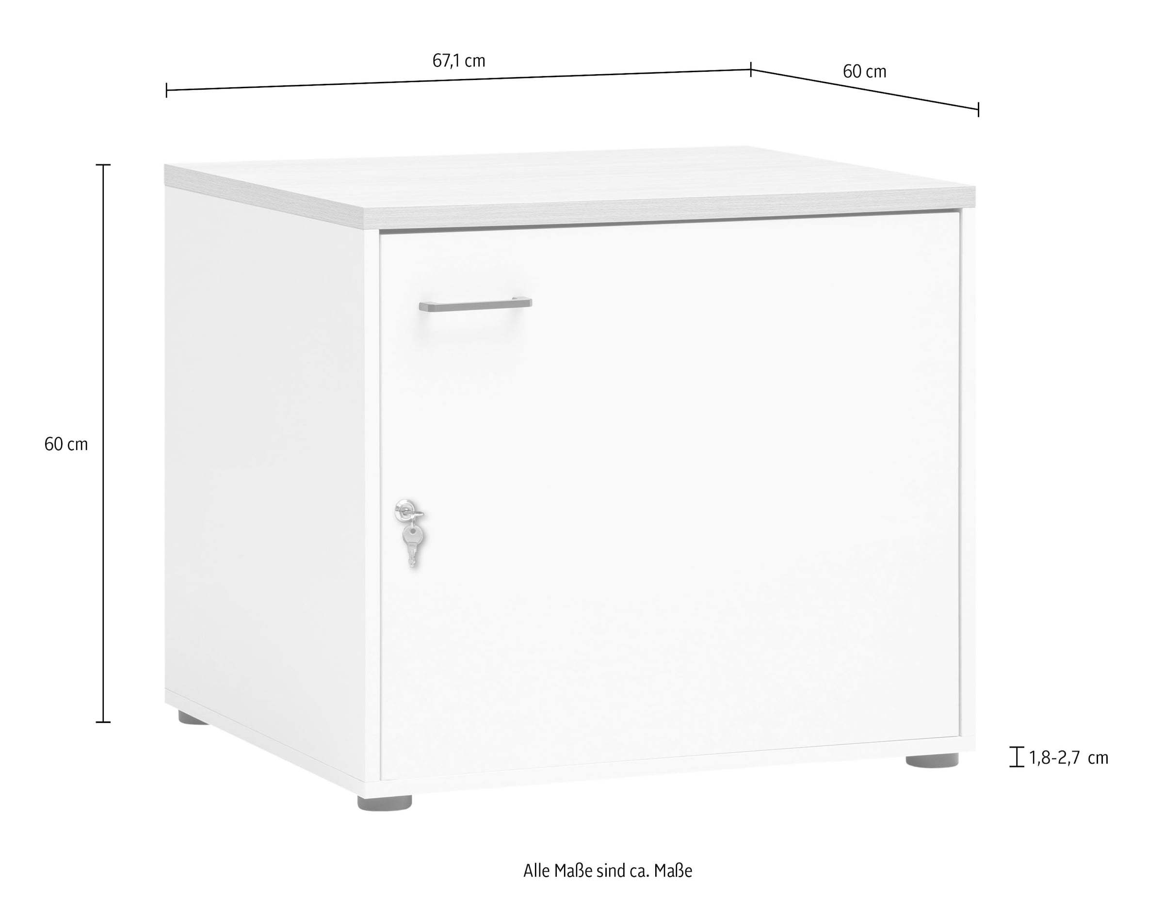 Schildmeyer Mehrzweckschrank »Solea, Breite 67 cm«, Softclose-Scharniere, Wechselbarer Türanschlag