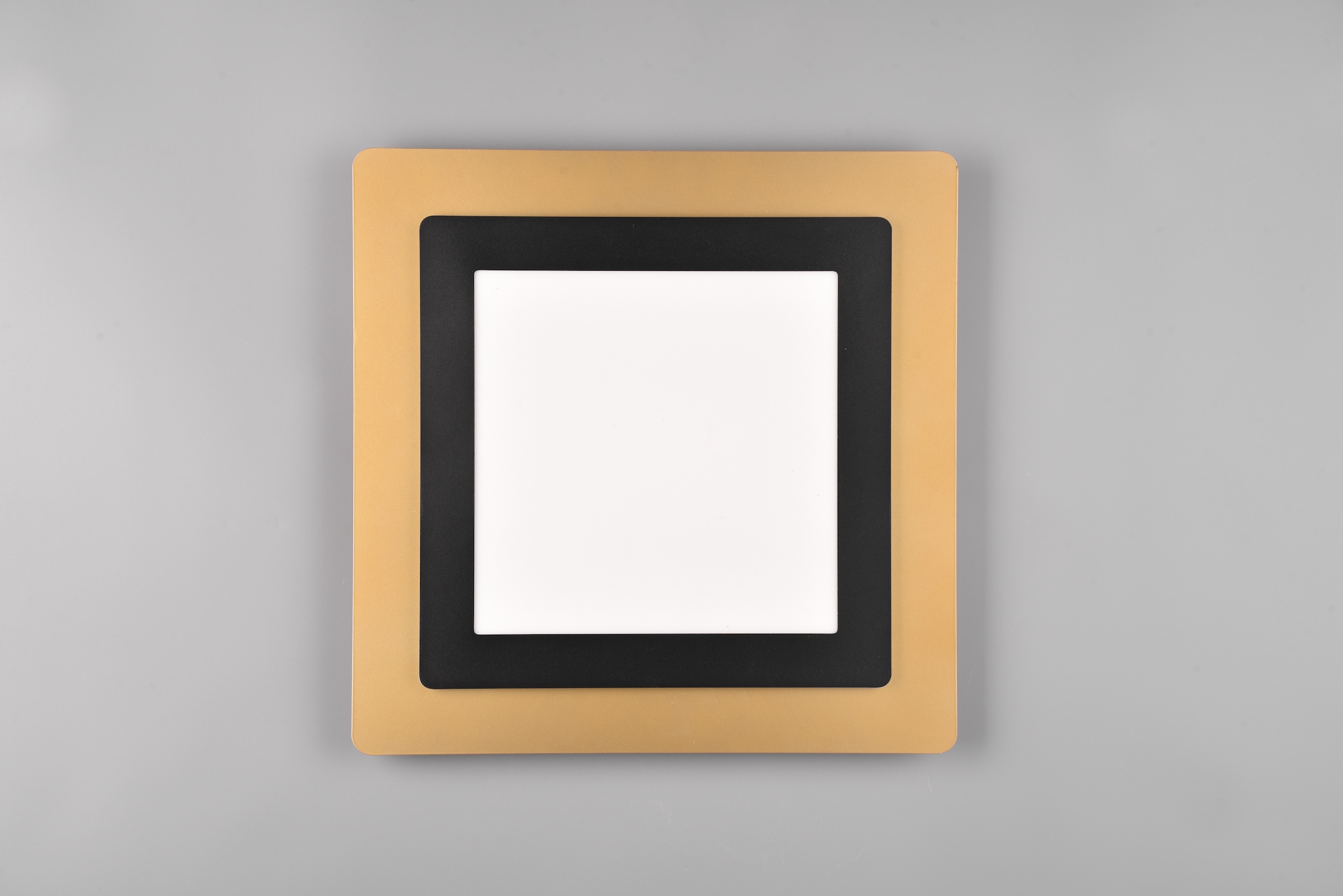 TRIO Leuchten LED Deckenleuchte »MORGAN, quadratische Deckenlampe 45x45cm, dimmbar, CCT, Memoryfunktion« LED-Board 1 Stk. warmweiß - kaltweiß Nachtlicht, Timer, 46W 6000 Lumen, 2700-6500 Kelvin, mit Fernbedienung