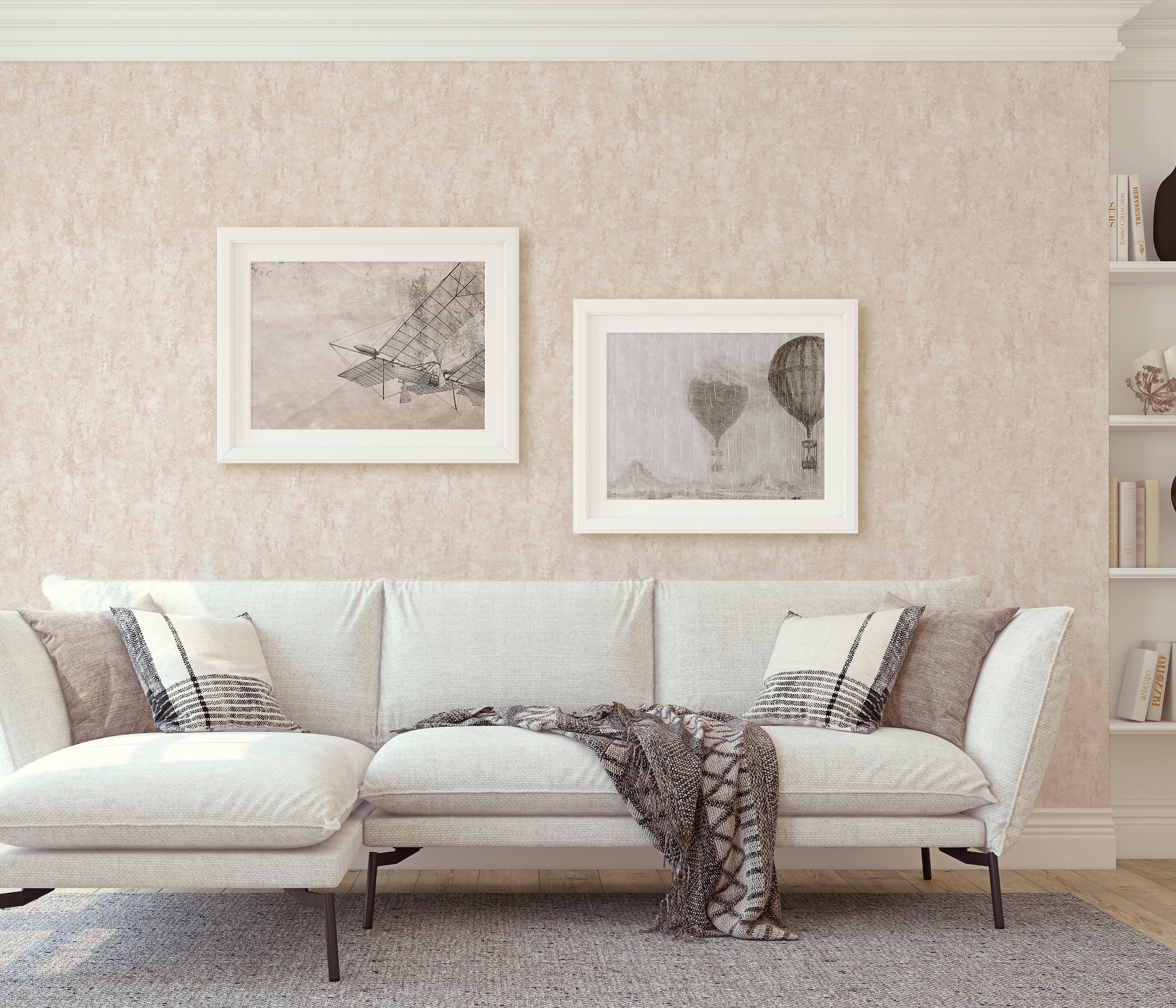 Fashion for walls Vliestapete »Chroma« Motiv geprägt Phthalate frei