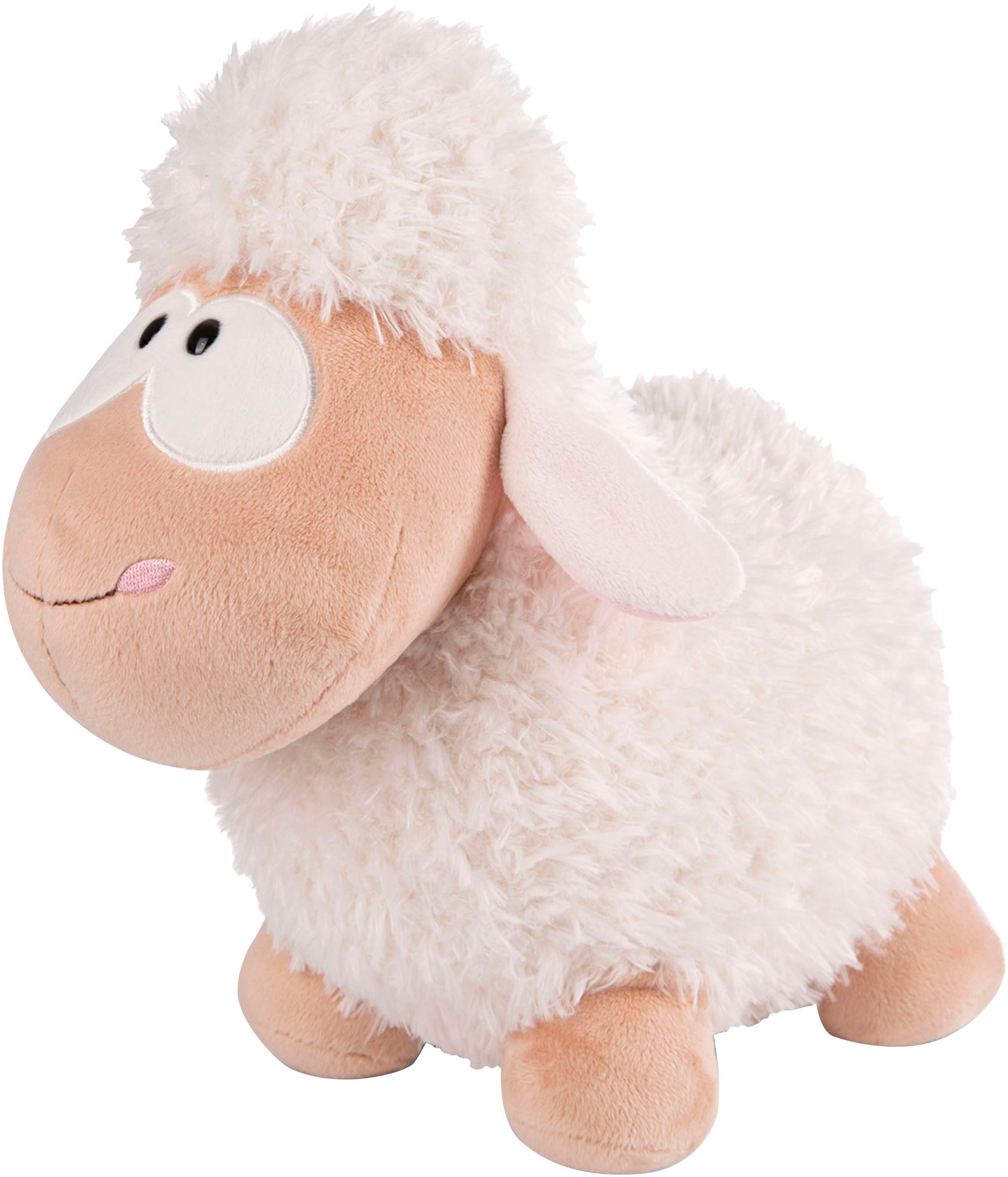 Nici Kuscheltier »Wooly Gang, Schaf weiß, 22 cm«, sitzend; enthält recyceltes Material