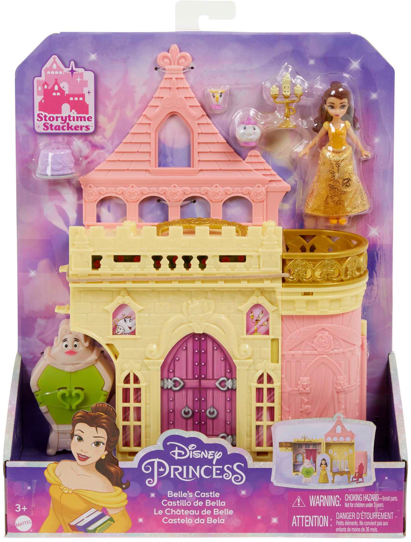 Mattel® Spielwelt »Disney Prinzessin, Belles Stapelschloss«, inklusive Puppe