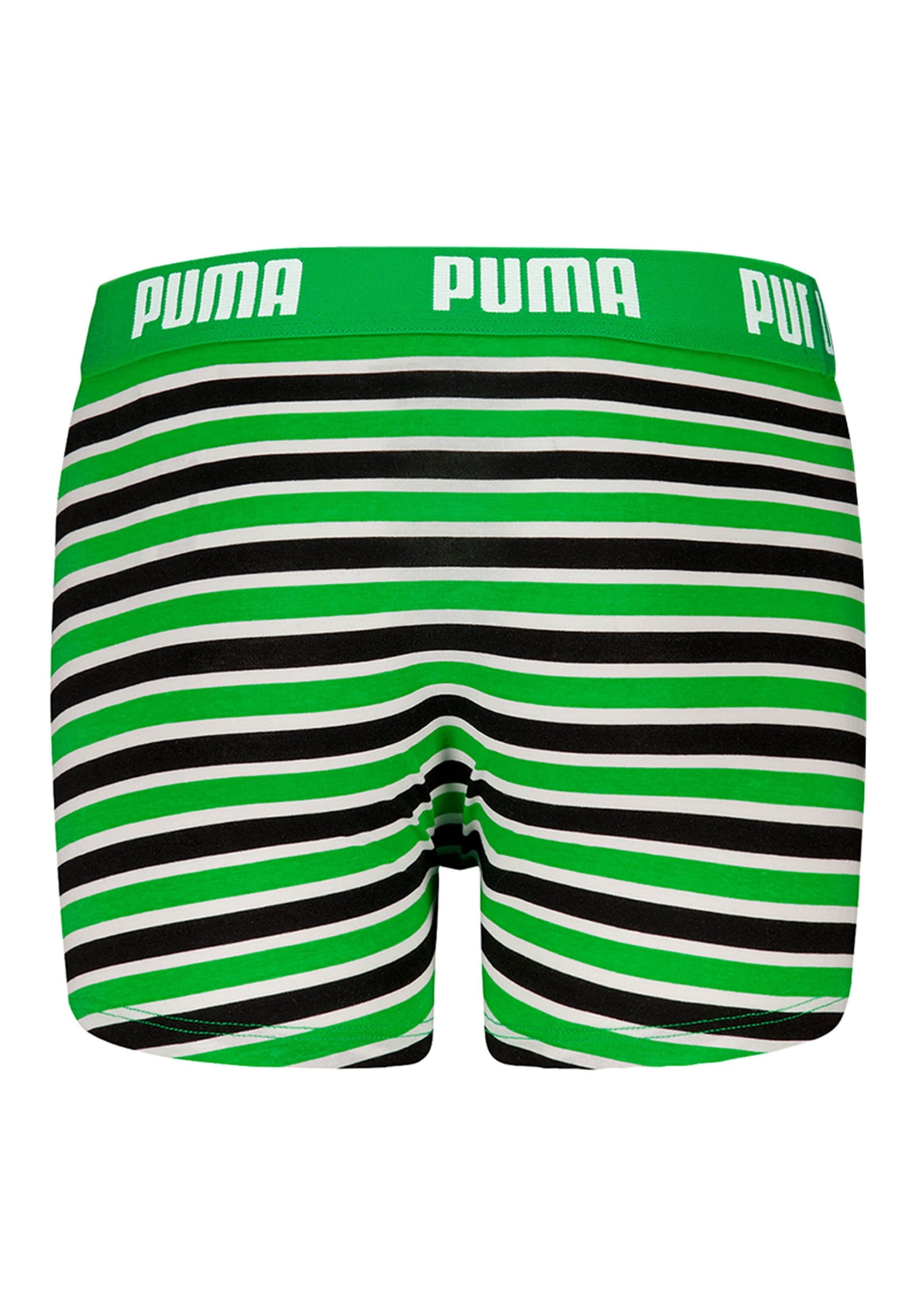 PUMA Boxershorts »Boxershort Everyday Striped Boxers ECOM 6P 6er Pack«