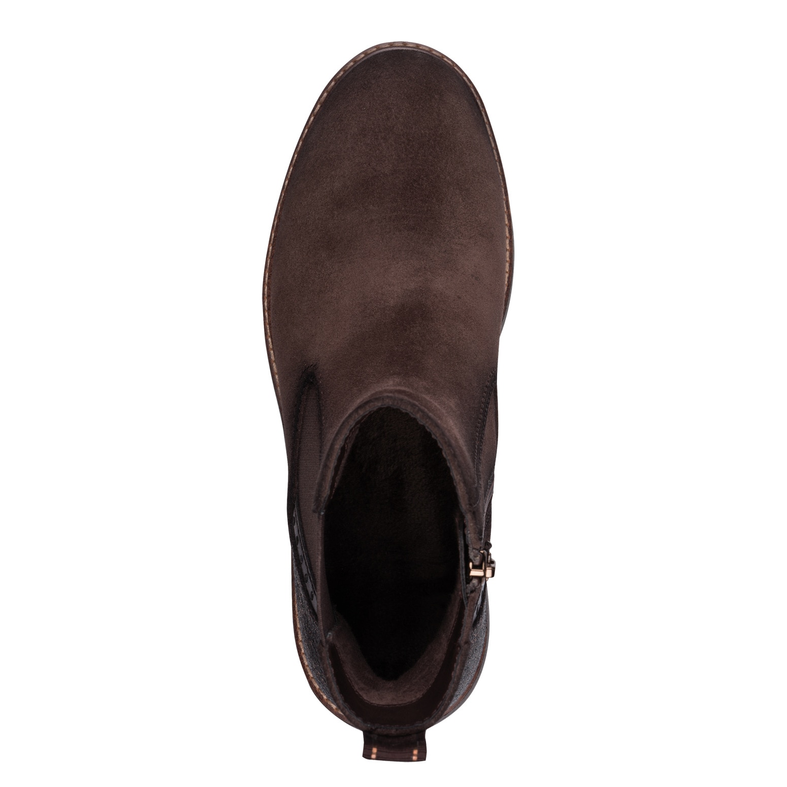 Tamaris Chelseaboots  , Blockabsatz, Stiefelette mit Kontrast-Rahmennaht