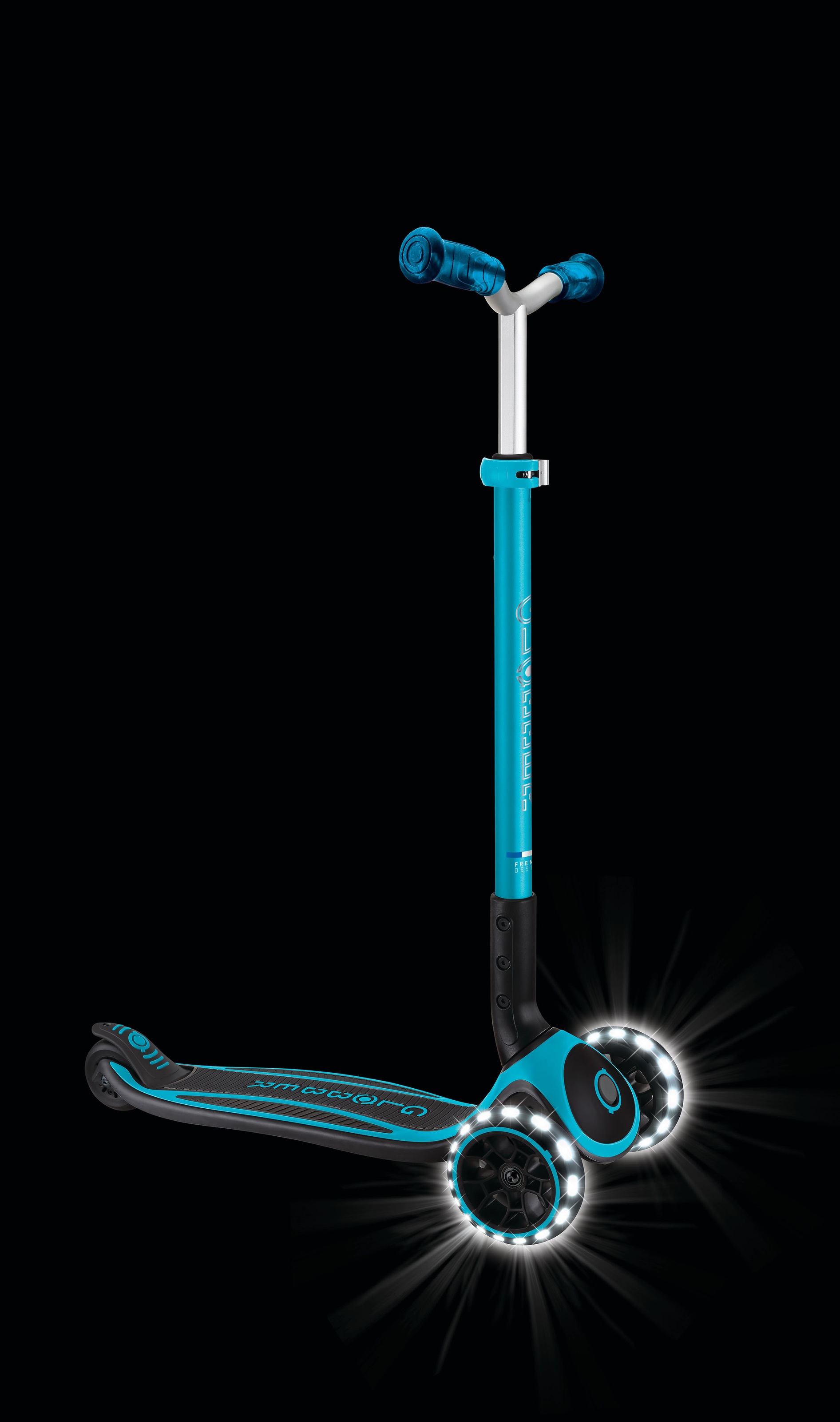 Globber Tretroller »ACE LIGHTS, mit Leuchtrollen«