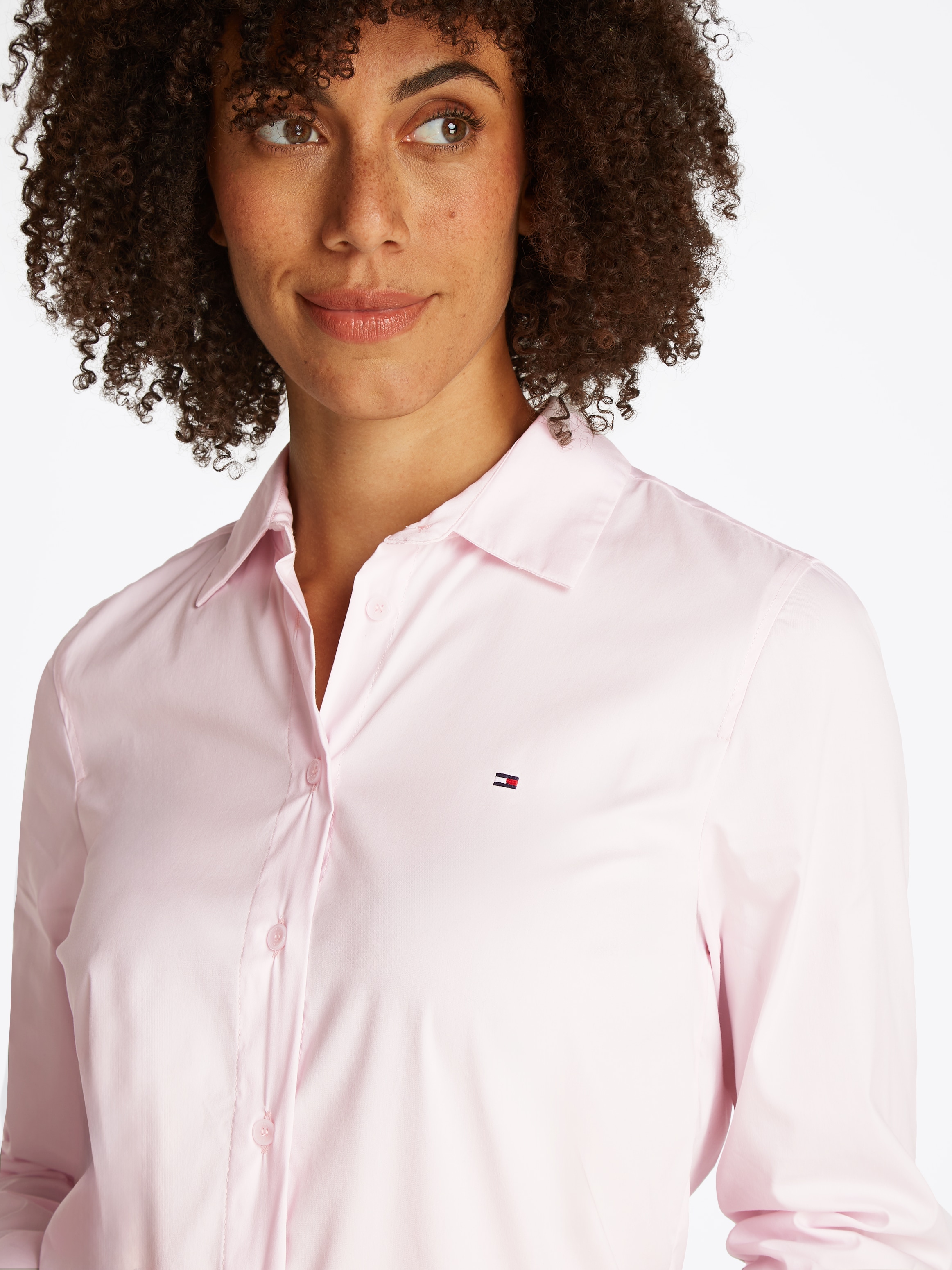 Tommy Hilfiger Hemdbluse »ESS POPLIN REGULAR SHIRT«, im klassischen Stil