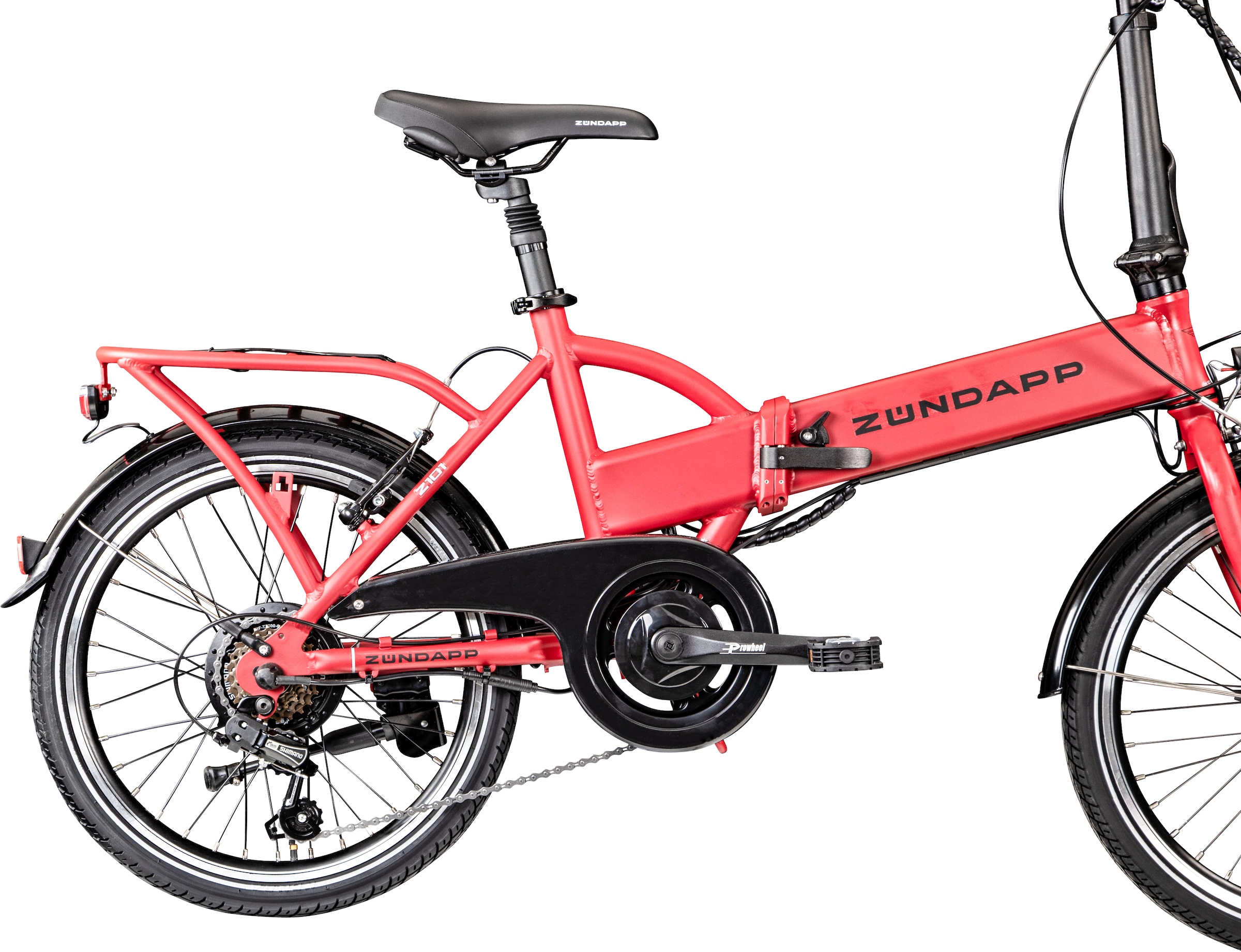 Zündapp E-Bike »Z101«, 6 Gang, Shimano, Tourney RD-TY300, Heckmotor 250 W, Pedelec, Elektrofahrrad für Damen u. Herren