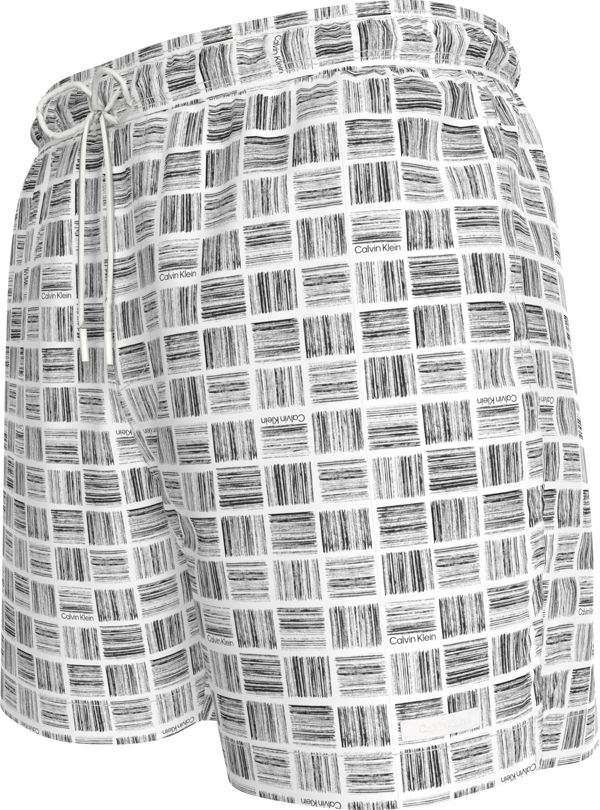 Calvin Klein Swimwear Badeshorts »MEDIUM DRAWSTRING-PRINT«, mit Alloverprint