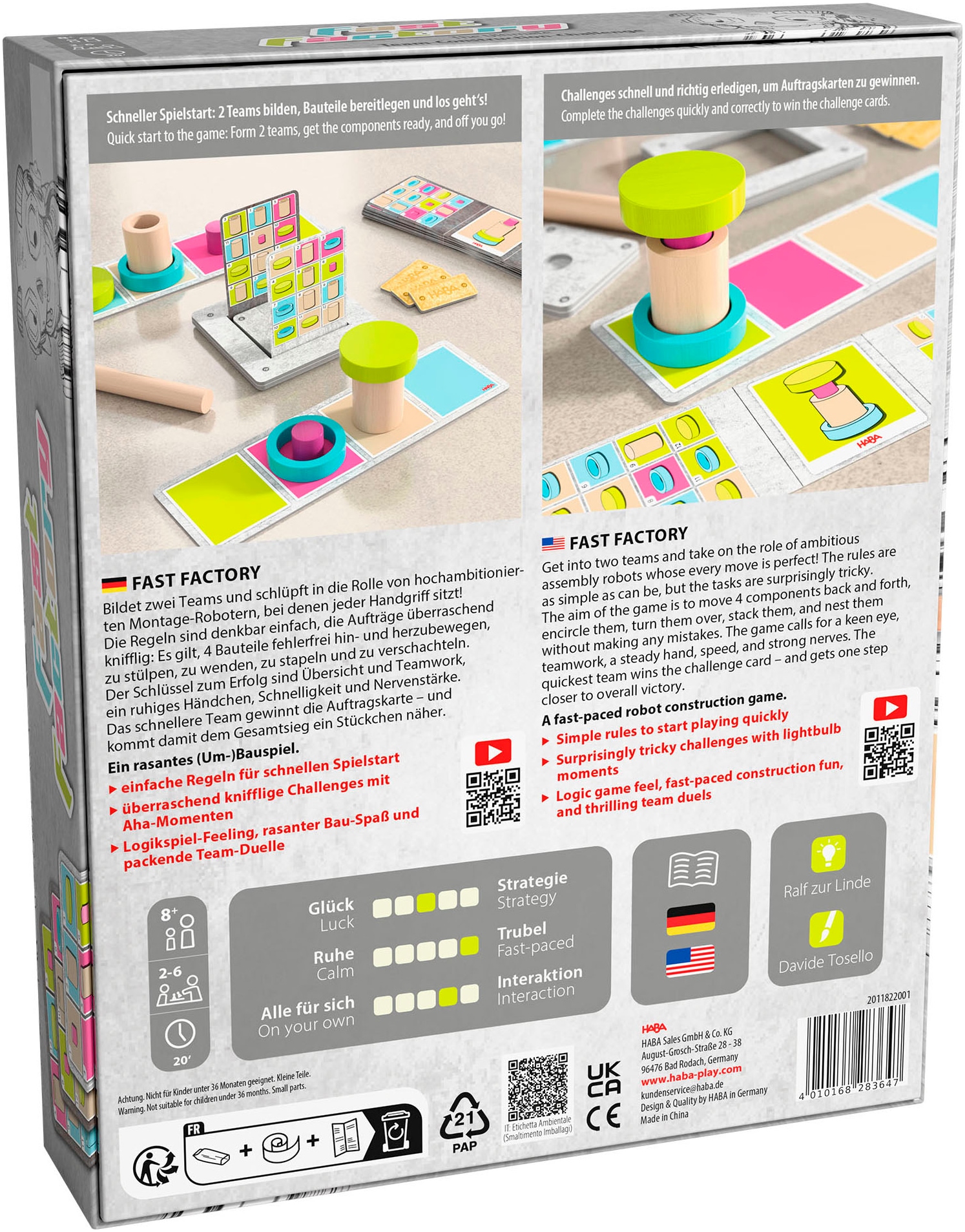 Haba Spiel »Fast Factory - DAS Logikspiel für die Familie«