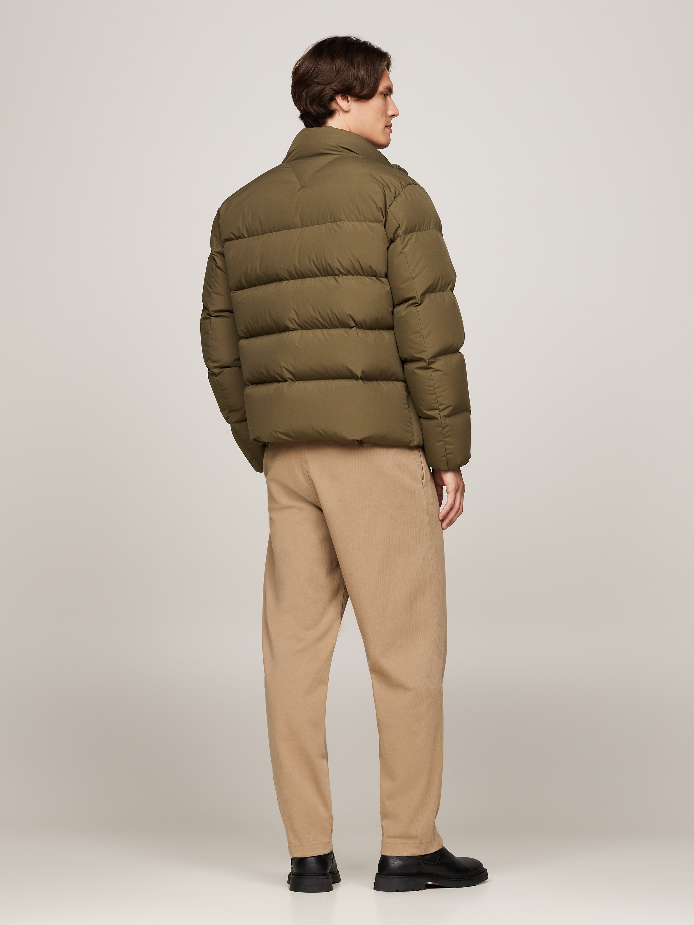 Tommy Hilfiger Steppjacke »DOWN PUFFER JACKET«, ohne Kapuze