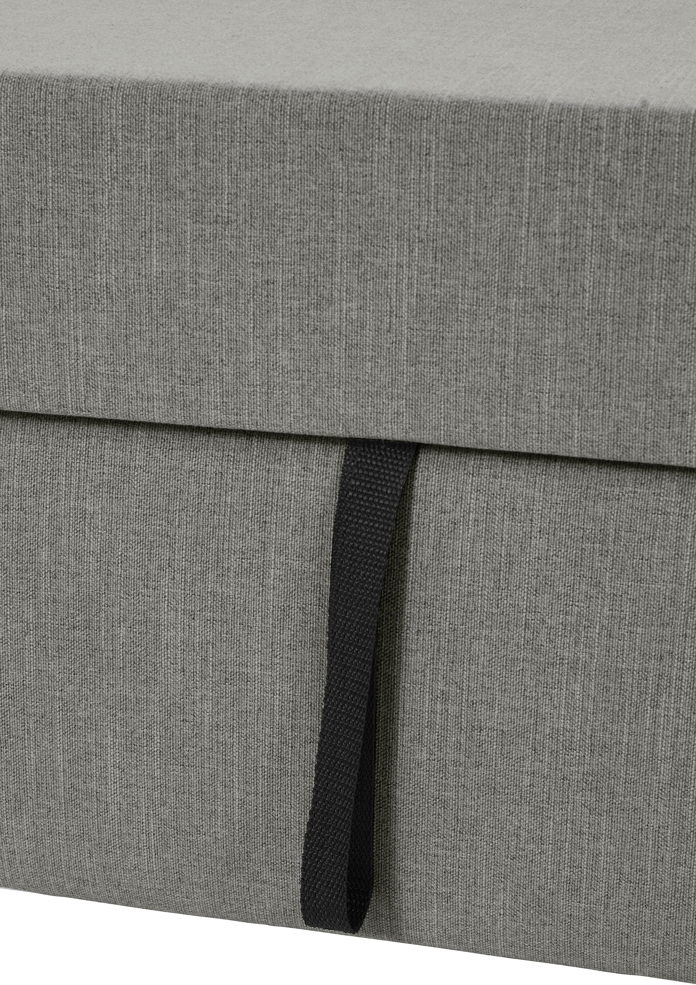 OTTO products Wohnlandschaft »Grazzo, aktuelle Steppung im Sitz, viel Platz, zeitlos, U-Form«, hochwertige Stoffe aus recyceltem Material, Steppung im Sitzbereich