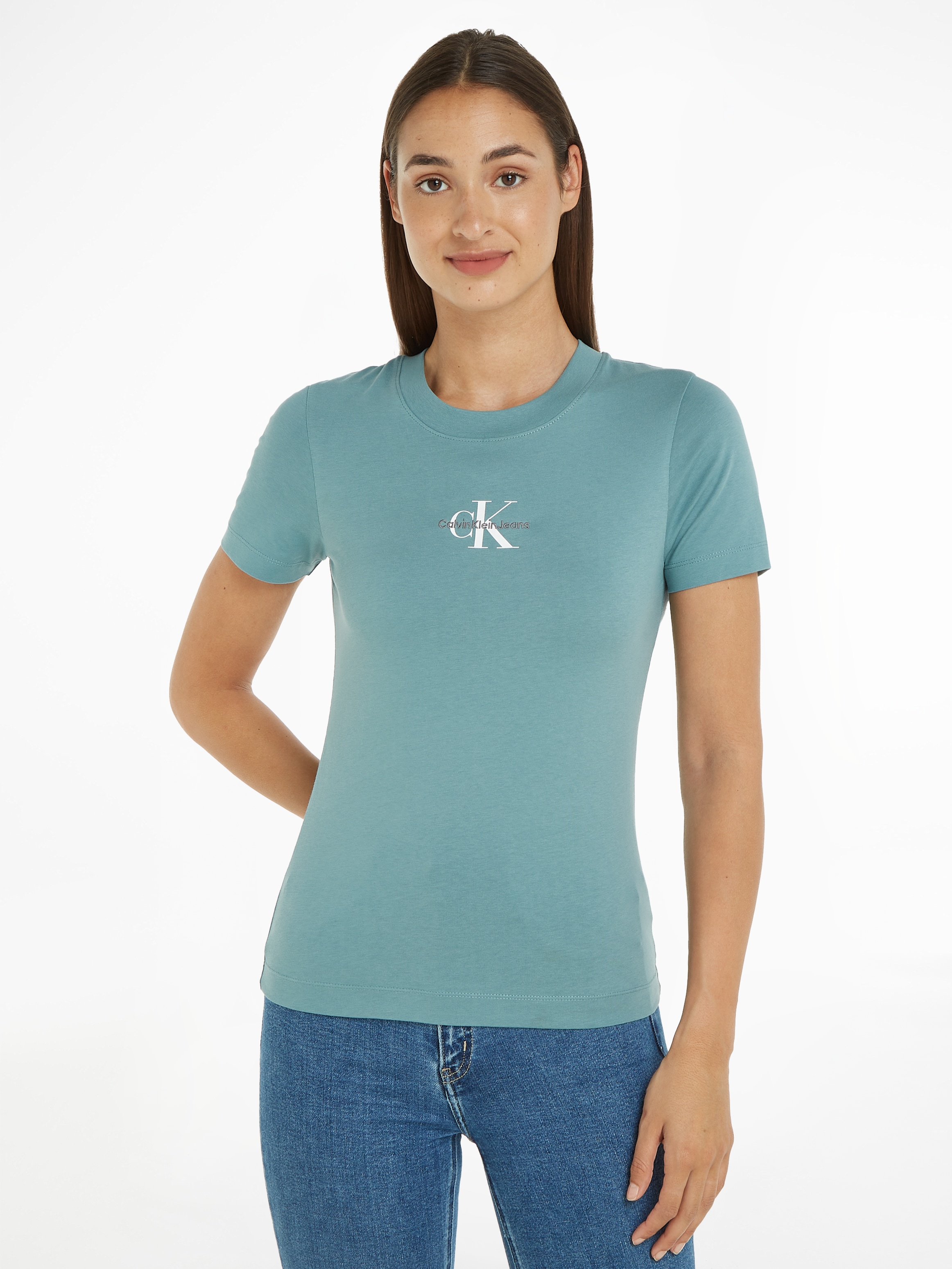 Calvin Klein Jeans T-Shirt »MONOLOGO TEE«, bei Logodruck FIT SLIM mit ♕