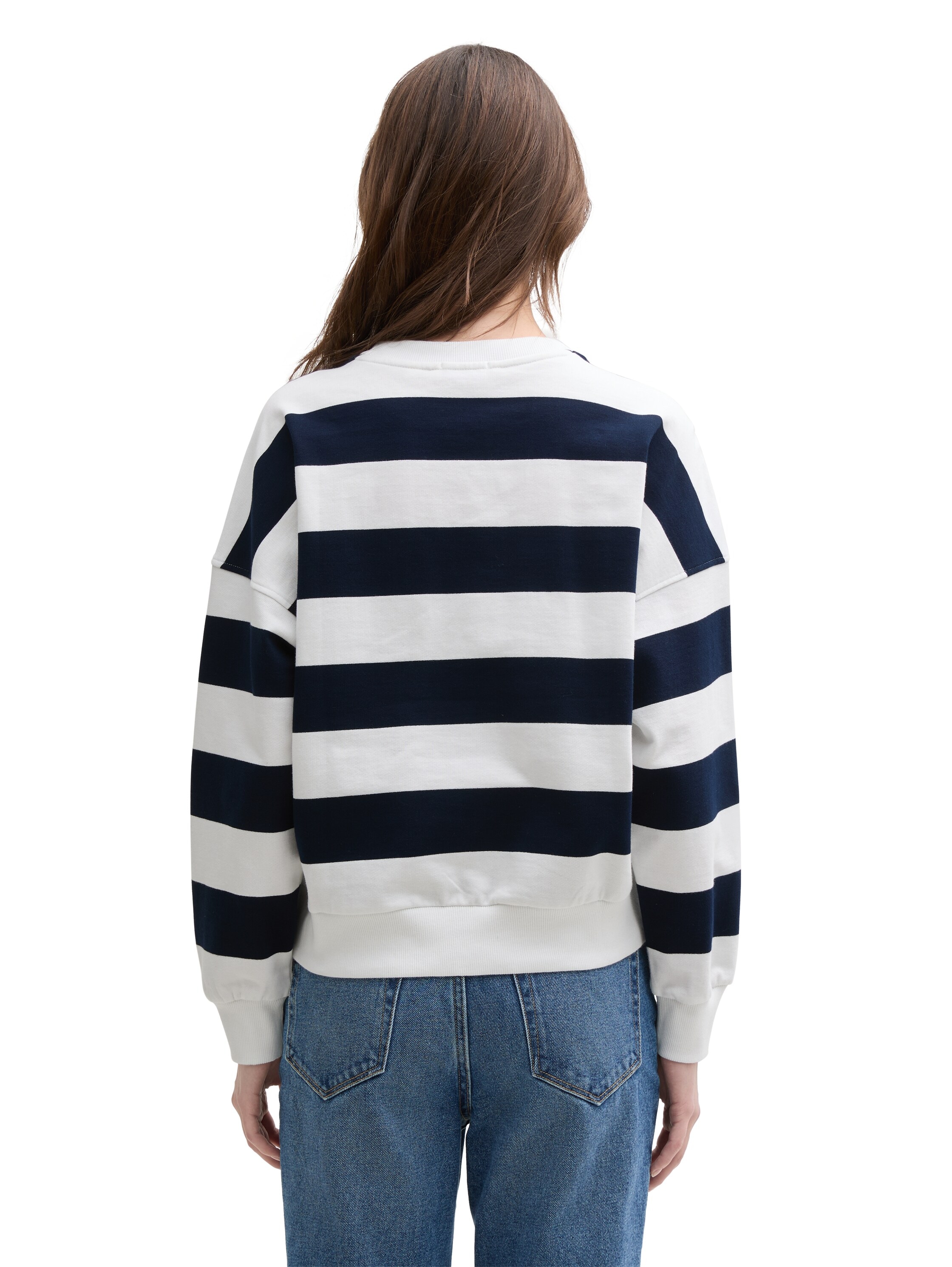 TOM TAILOR Denim Sweatshirt, aus weicher Baumwolle