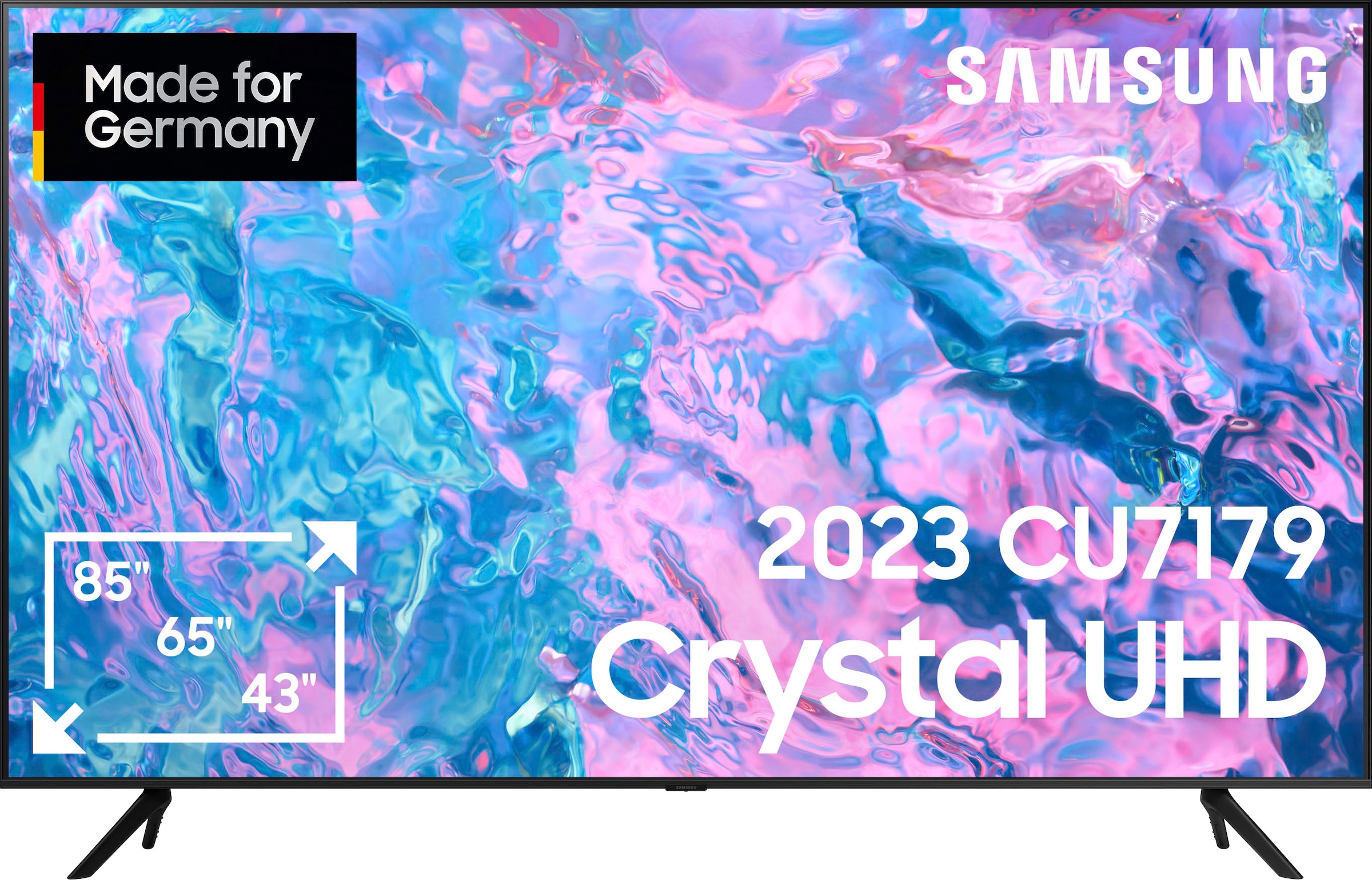 Samsung LED-Fernseher, 163 cm/65 Zoll, Smart-TV, PurColor, Crystal Prozessor 4K, Smart Hub & Gaming Hub
