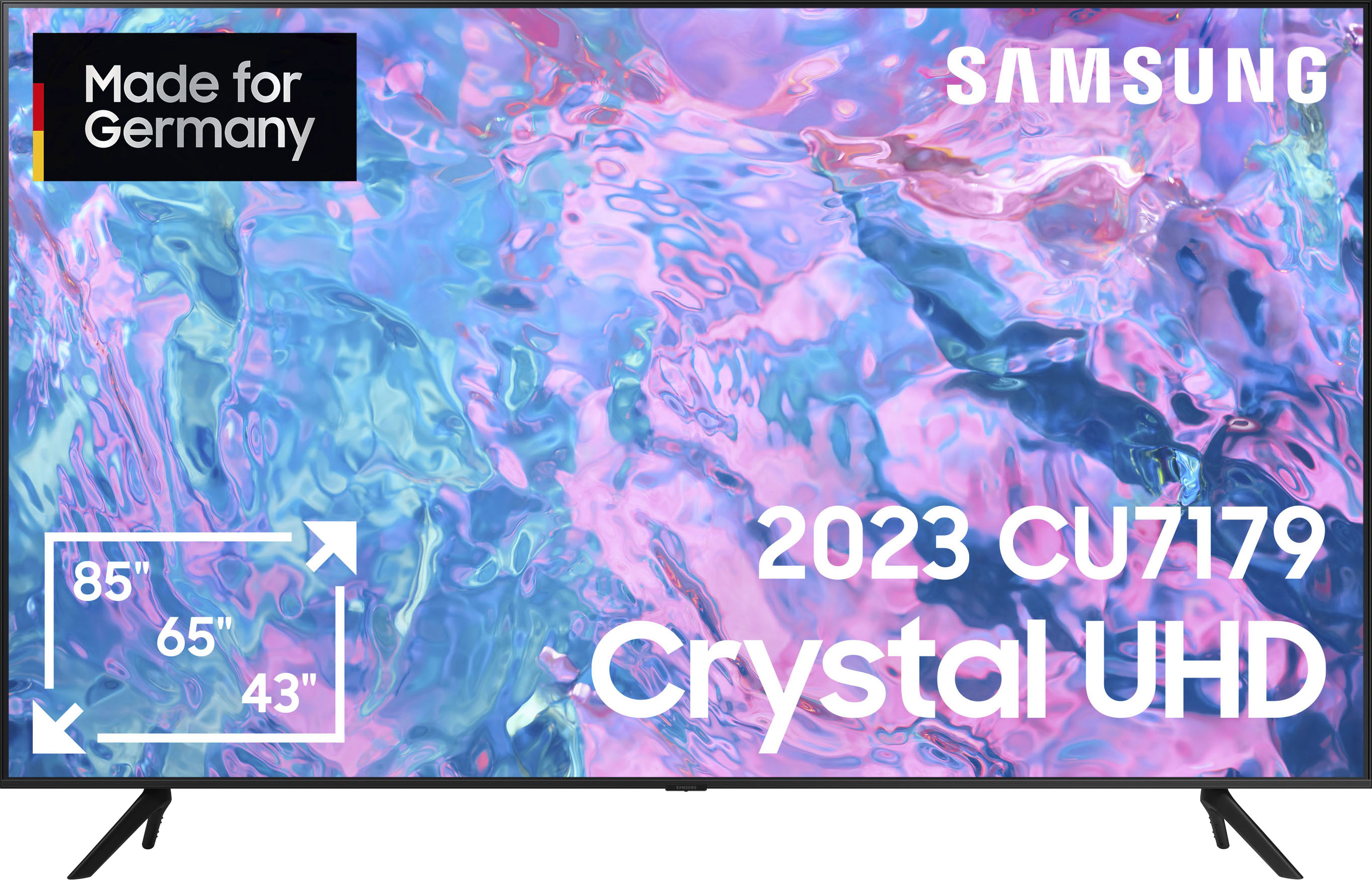 LED-Fernseher, 163 cm/65 Zoll, Smart-TV, PurColor-Crystal Prozessor 4K-Gaming...