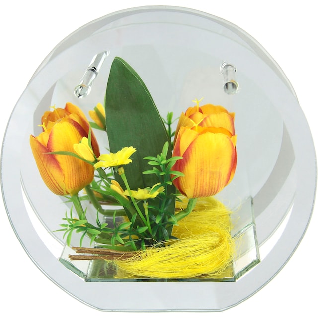 I.GE.A. Gänseblümchen LED Glas Lichtergirlande Dekoobjekt Hase »LED-Tulpe«, Dekoriertes bequem 3D Tulpen mit bestellen
