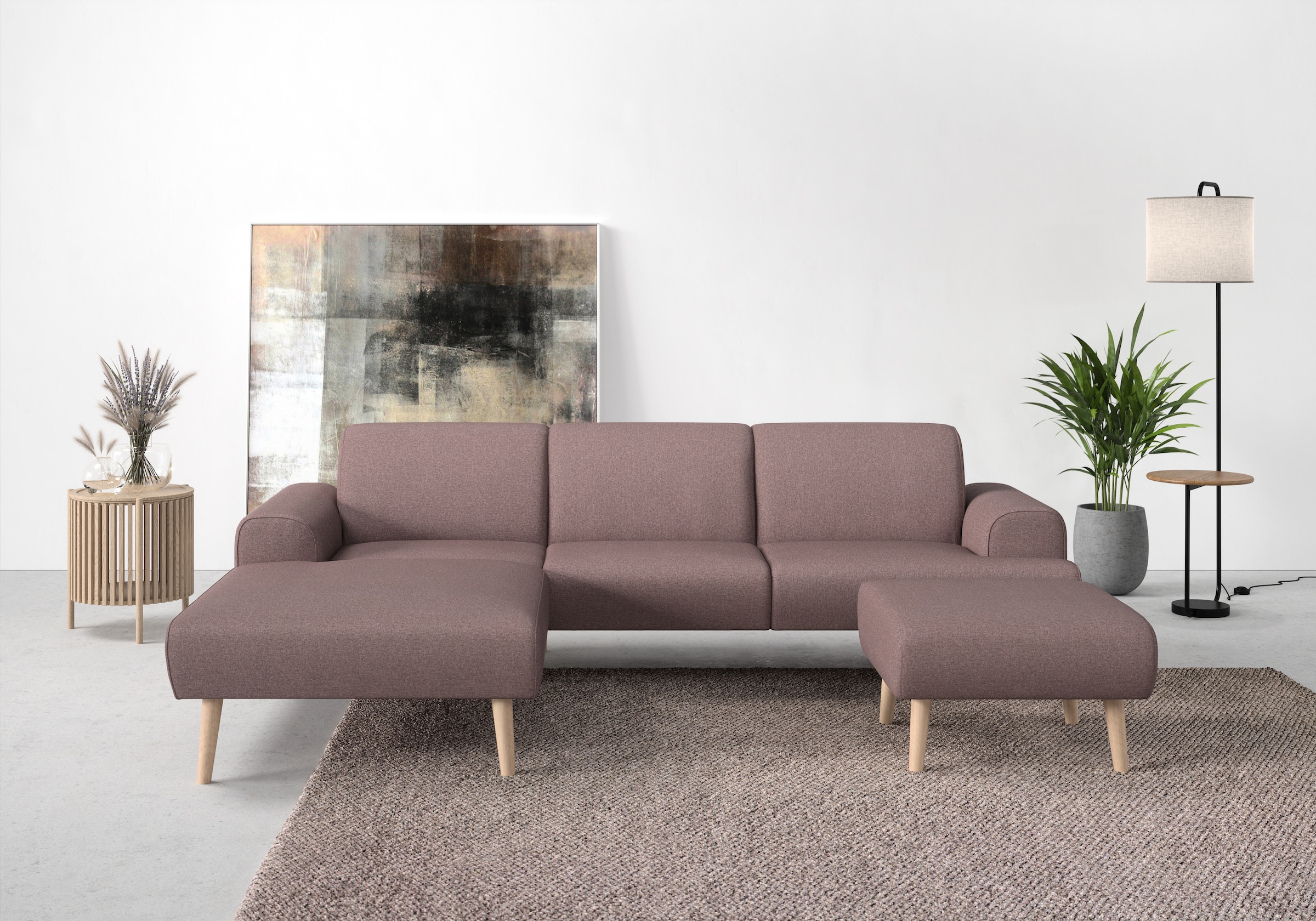 andas Polsterhocker »Swift«, passend zur Serie "Swift", B/T/H: 75/68/44 cm