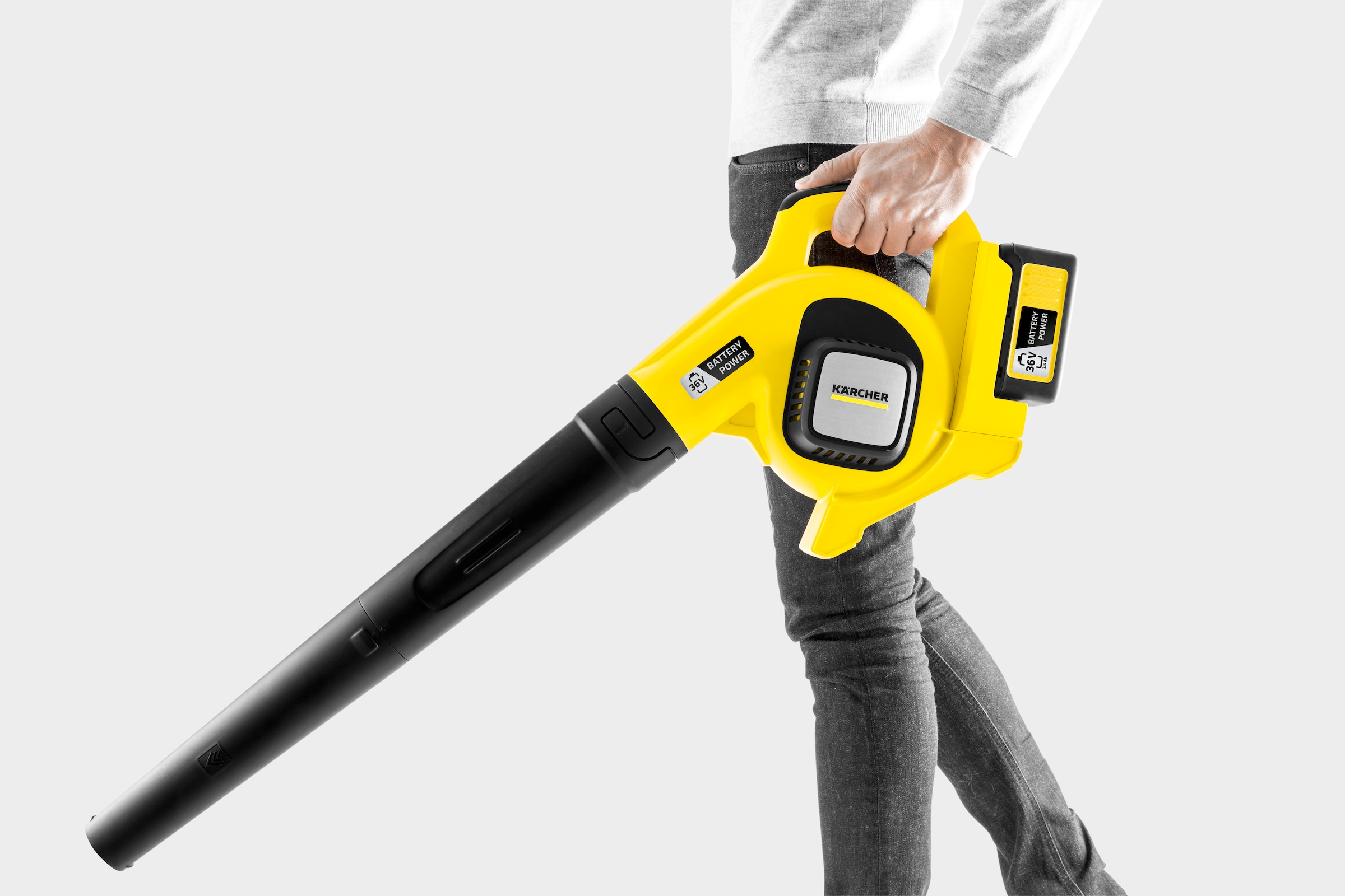 KÄRCHER Akku-Laubbläser »LBL 4 BATTERY SET« mit Gebläserohr, Akku und Ladegerät, 330 m²/h