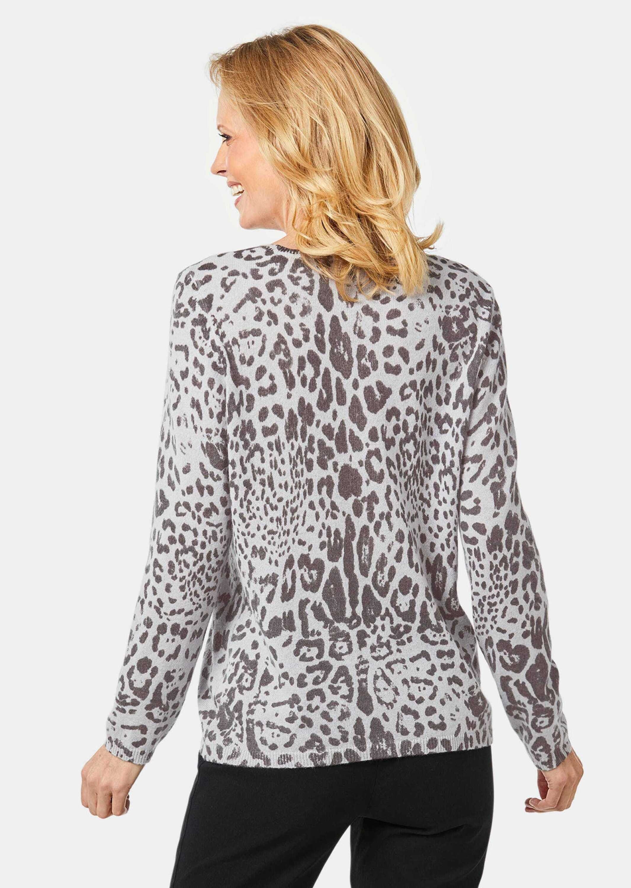 GOLDNER 2-in-1-Pullover »Kurzgröße Kaschmir-Druckpullover«