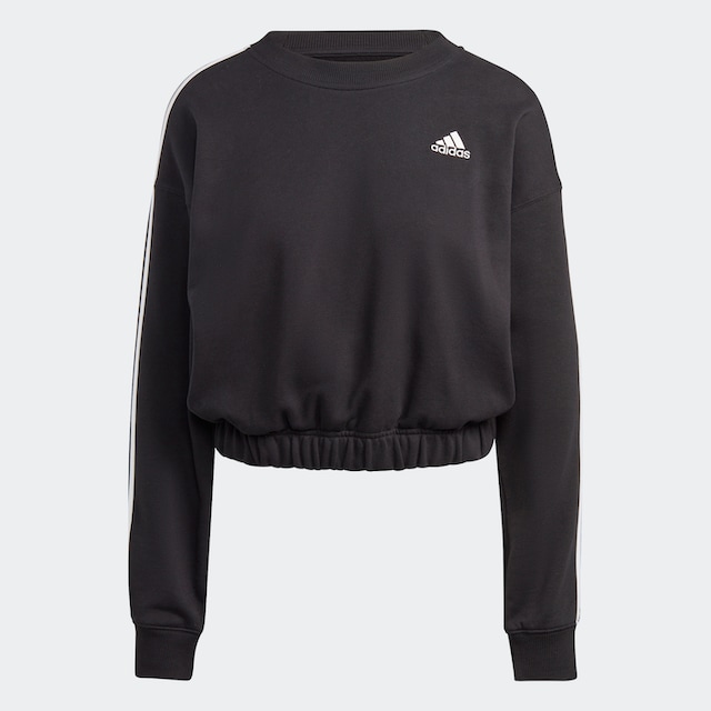 adidas Sportswear Sweatshirt »ESSENTIALS 3-STREIFEN CROP« bei