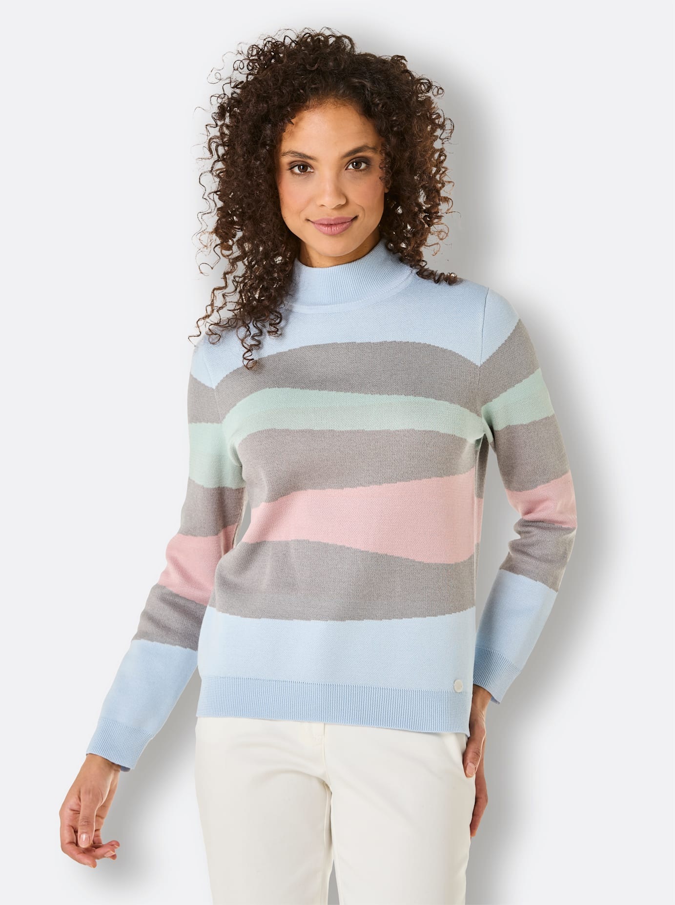 CREATION L PREMIUM Jacquardpullover »Baumwoll-Pullover«