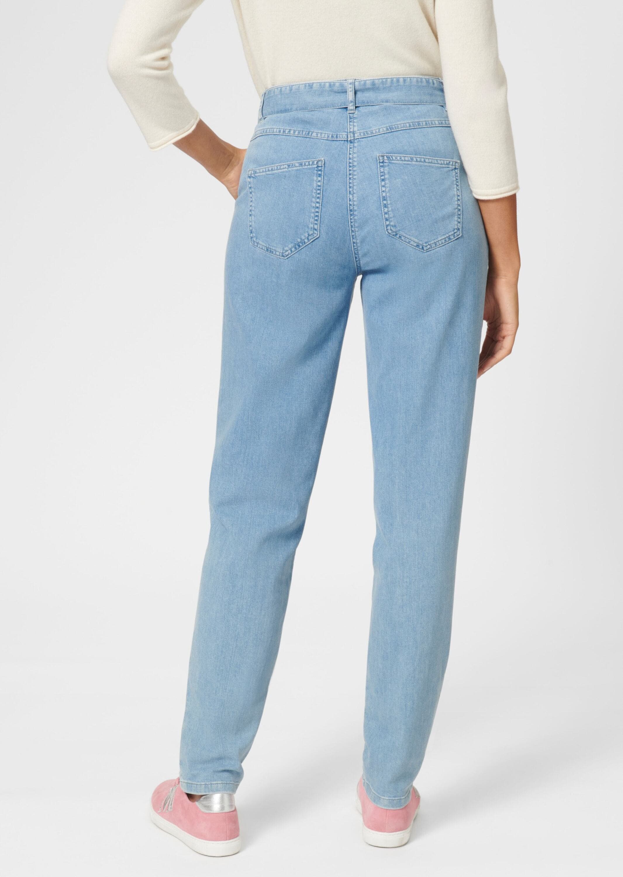 MADELEINE Regular-fit-Jeans »Hose Karotten-Jeans mit Bundfalten«