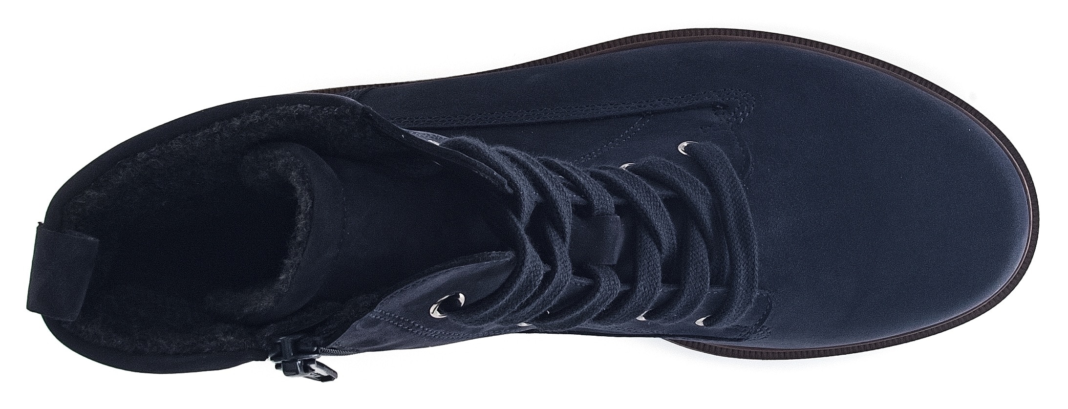 Gabor Schnürboots  , Blockabsatz, Schnürstiefelette, praktischer Innenreißverschluss