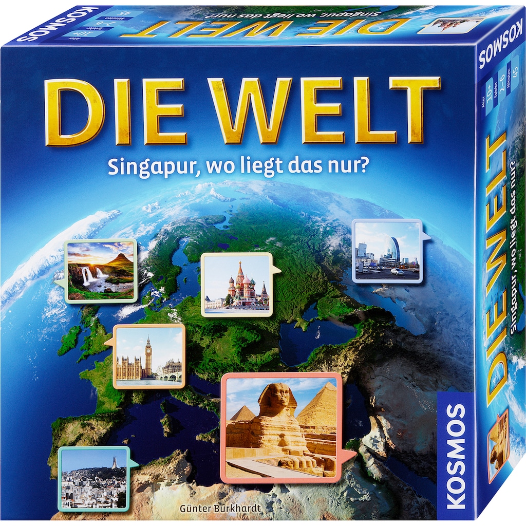 Kosmos Spiel »Die Welt - Singapur, wo liegt das nur?«, Made in Germany