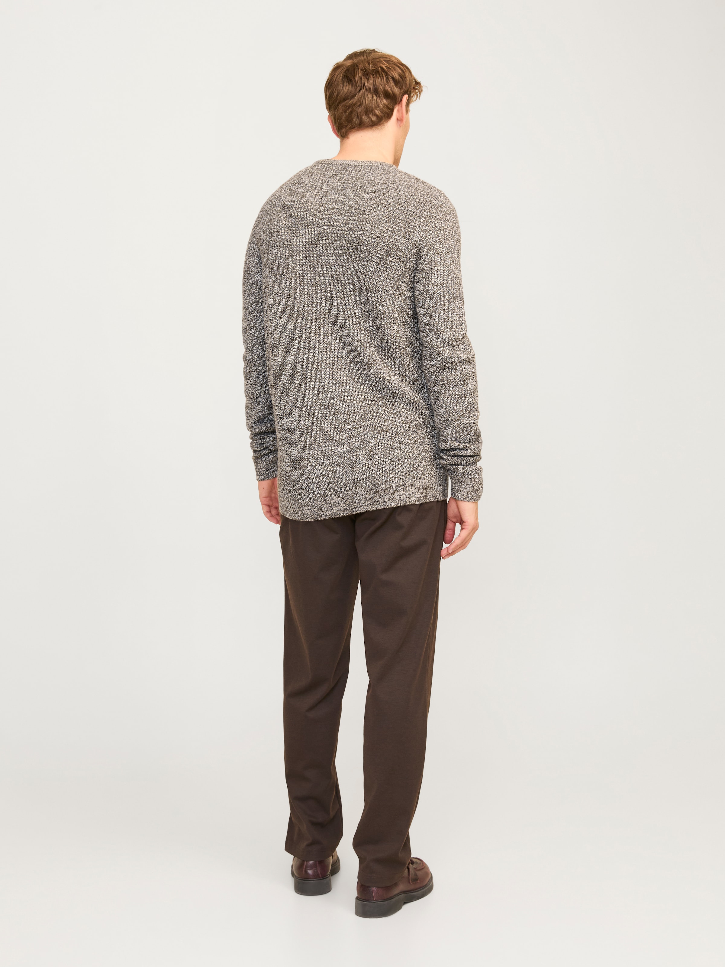 Jack & Jones Rundhalspullover »JJELEWIS KNIT CREW NECK SN«