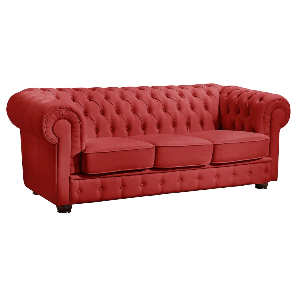 Max Winzer® Chesterfield-Sofa »Windsor«, mit edler Knopfheftung, 2-Sitzer oder 3-Sitzer