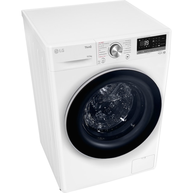 LG Waschmaschine »F6WV710P1«, F6WV710P1, 10,5 kg, 1600 U/min, TurboWash® -  Waschen in nur 39 Minuten mit 3 Jahren XXL Garantie