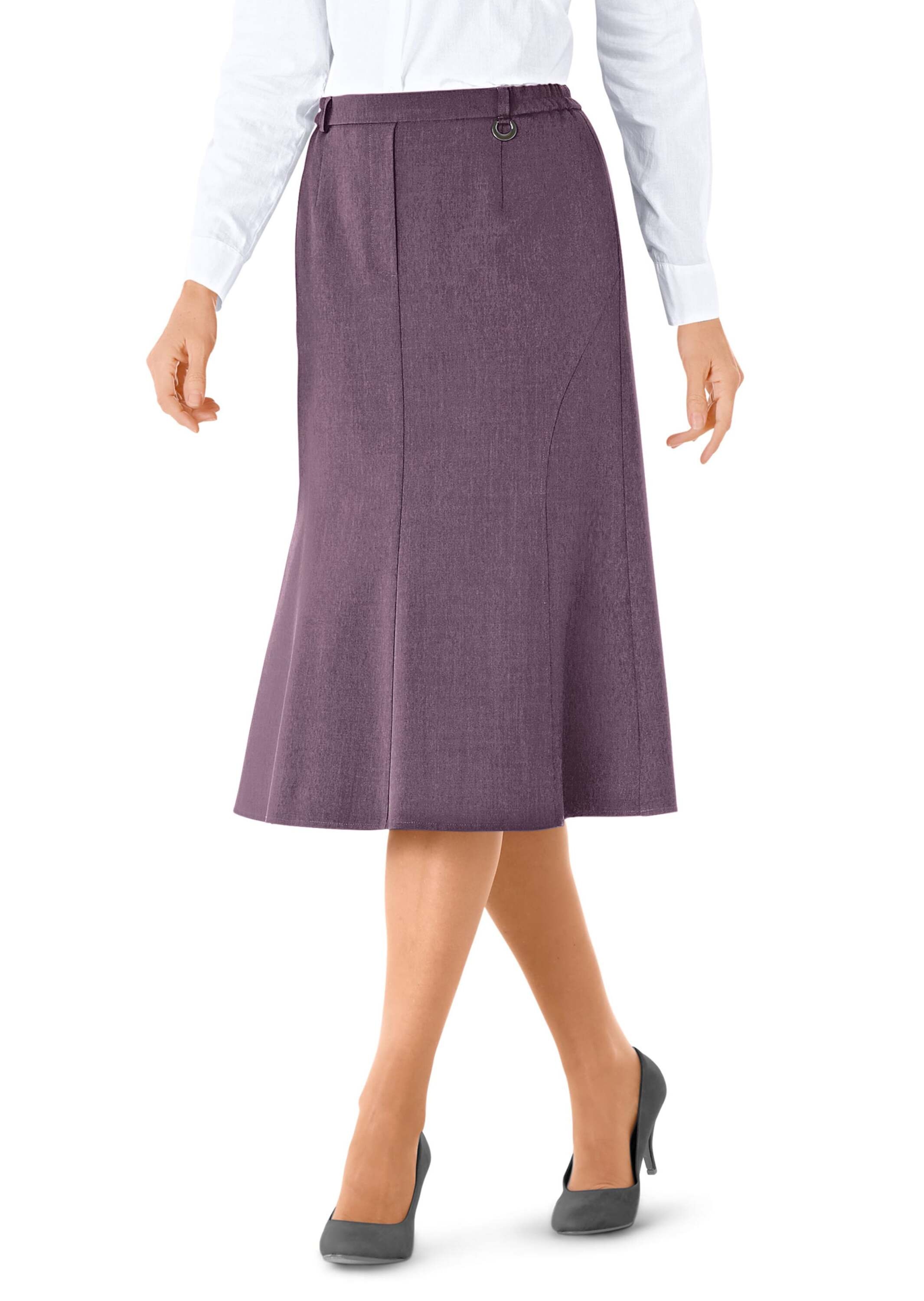 GOLDNER A-Linien-Rock »Kurzgröße Knitterarmer Schlupfrock mit SilverFresh-Ausrüstung«