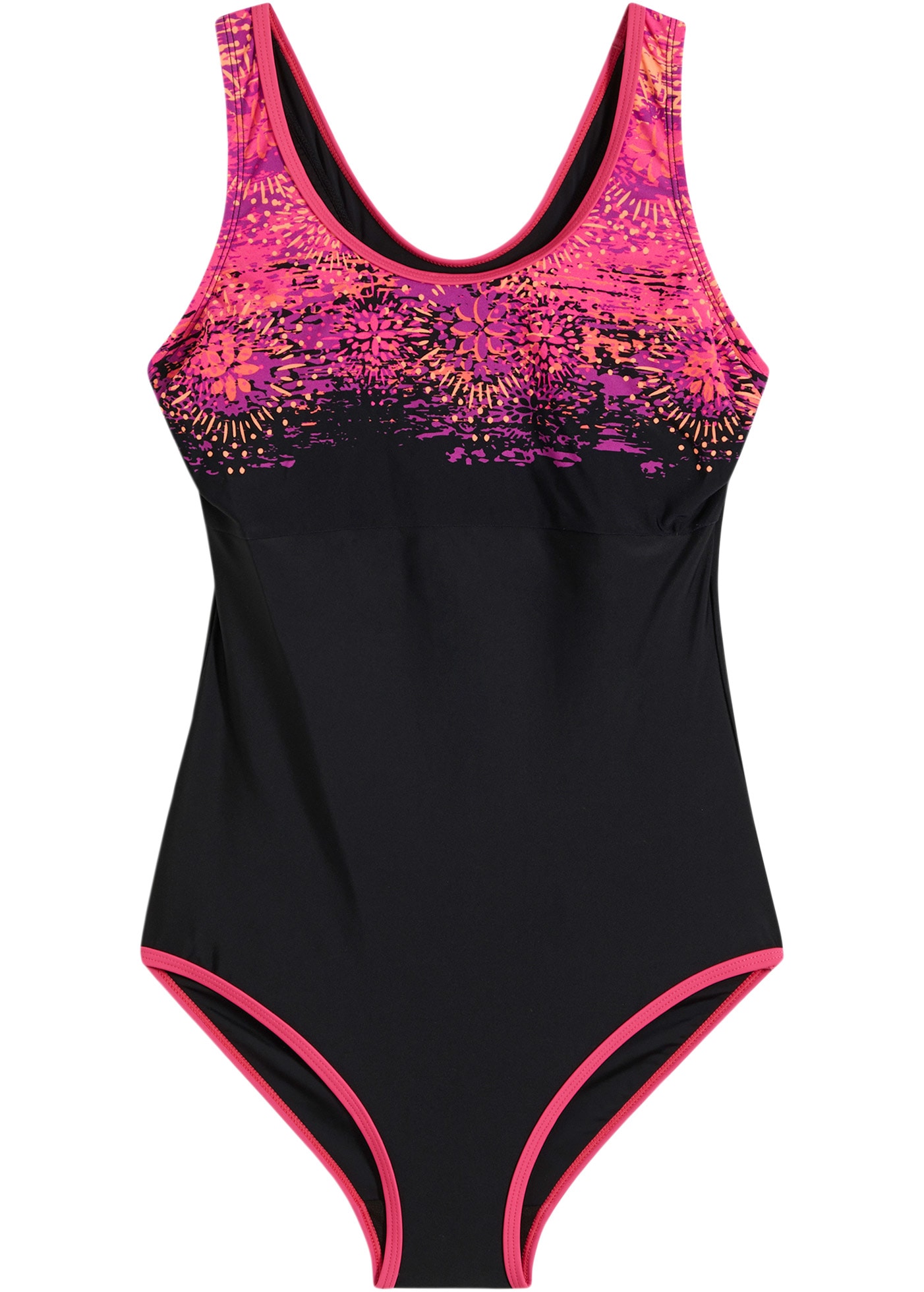 bonprix Schwimmanzug »Sport-Badeanzug mit Racerback« sportliche Passform, Racerback-Design, aus Polyamid und Elasthan