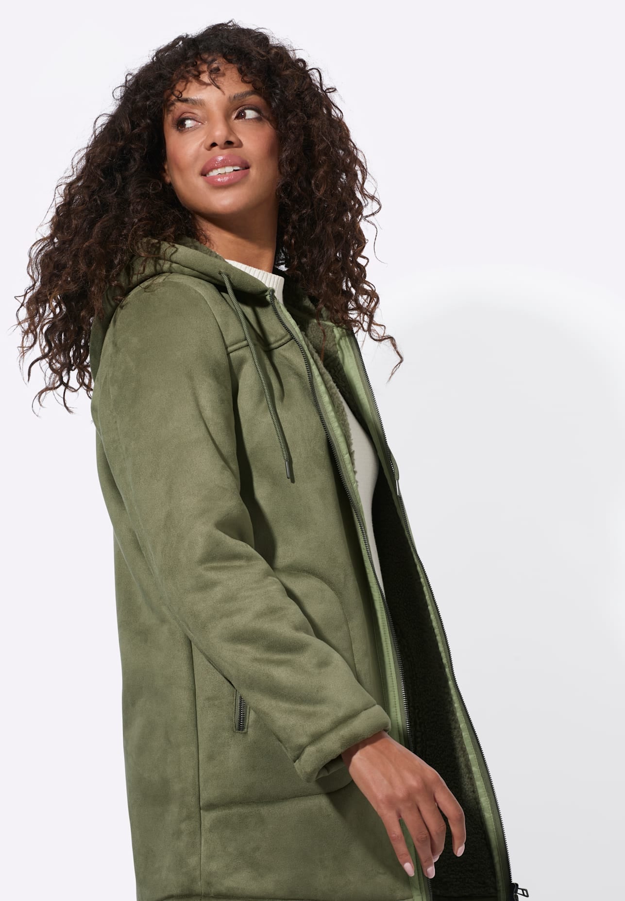Casual Looks Outdoorjacke mit Kapuze