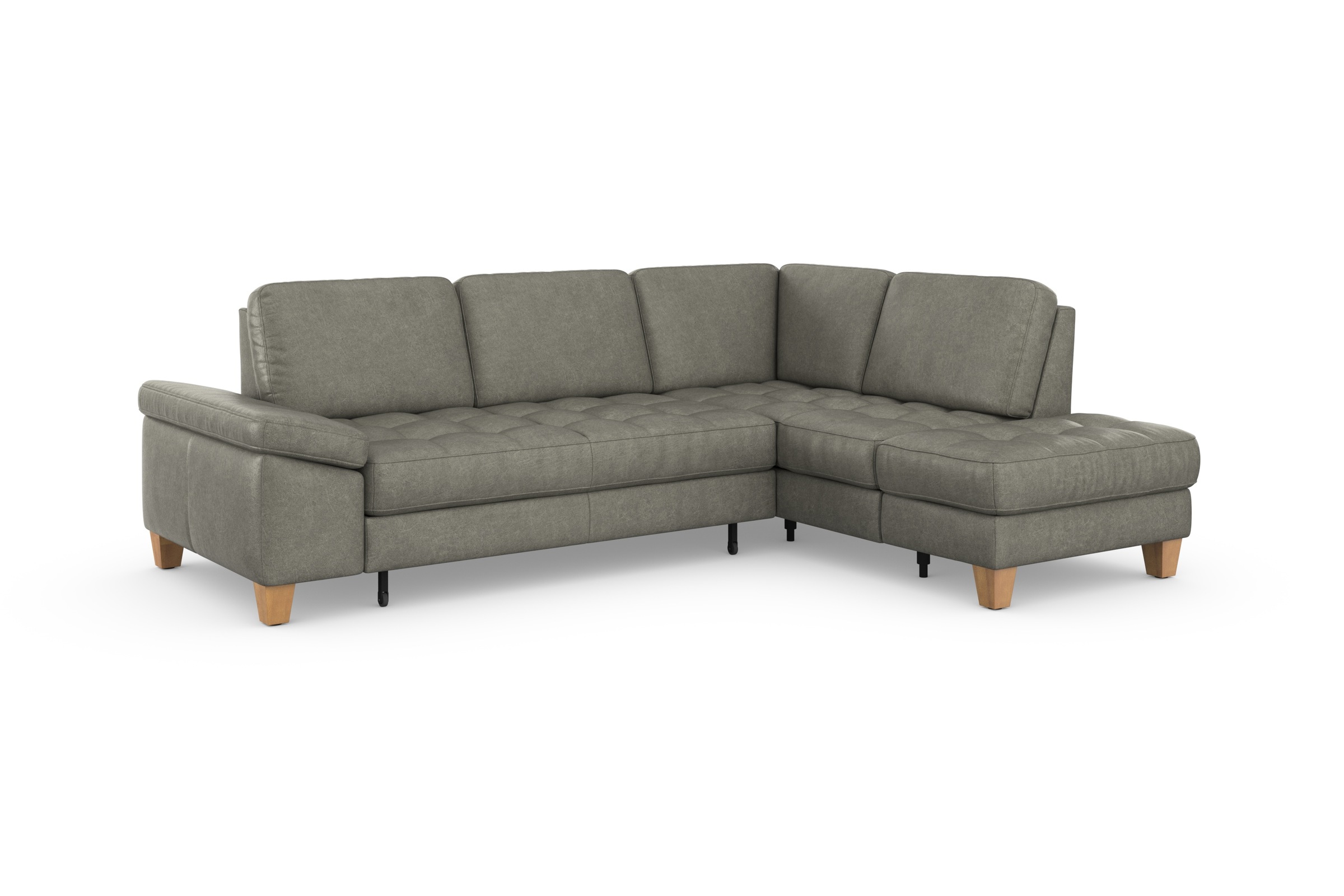 sit&more Ecksofa »Westham L-Form«, mit Ottomane, mit oder ohne Bettfunktion, Bettkasten, Verstellung