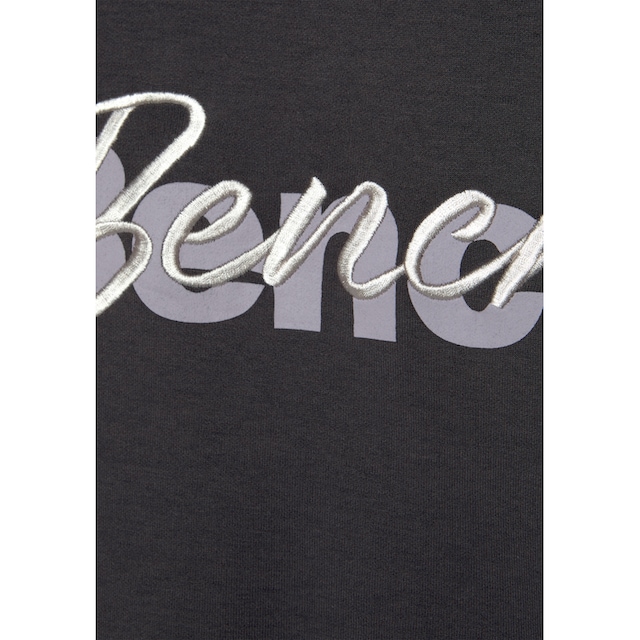 Bench. Loungewear Sweatshirt, mit Logodruck und Stickerei, Loungeanzug bei  ♕
