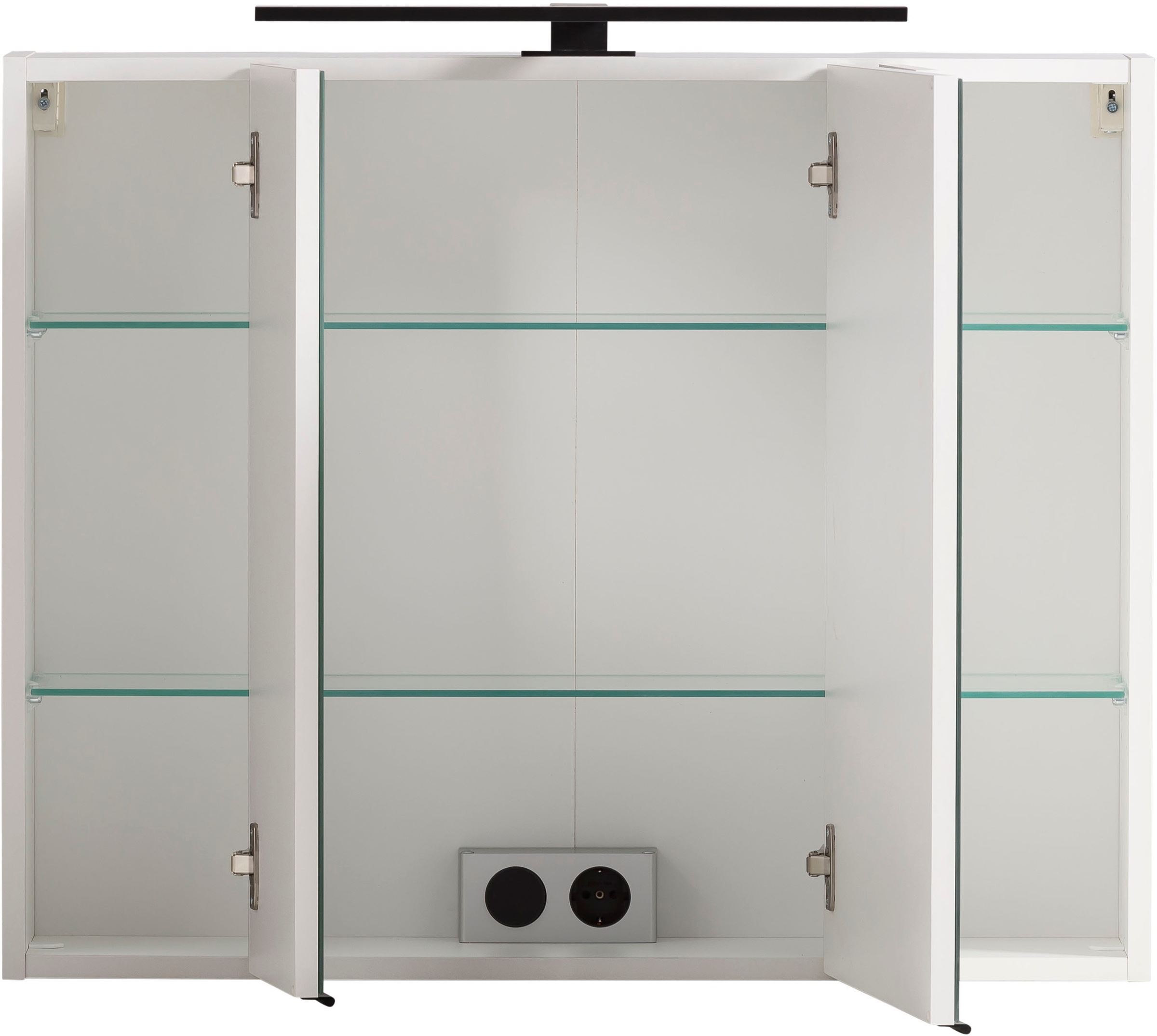 welltime Badmöbel-Set »Lana«, (Komplett-Set, 2 St.), Badezimmer-Set, 2-teilig, inkl. Waschbecken, 80 cm breit