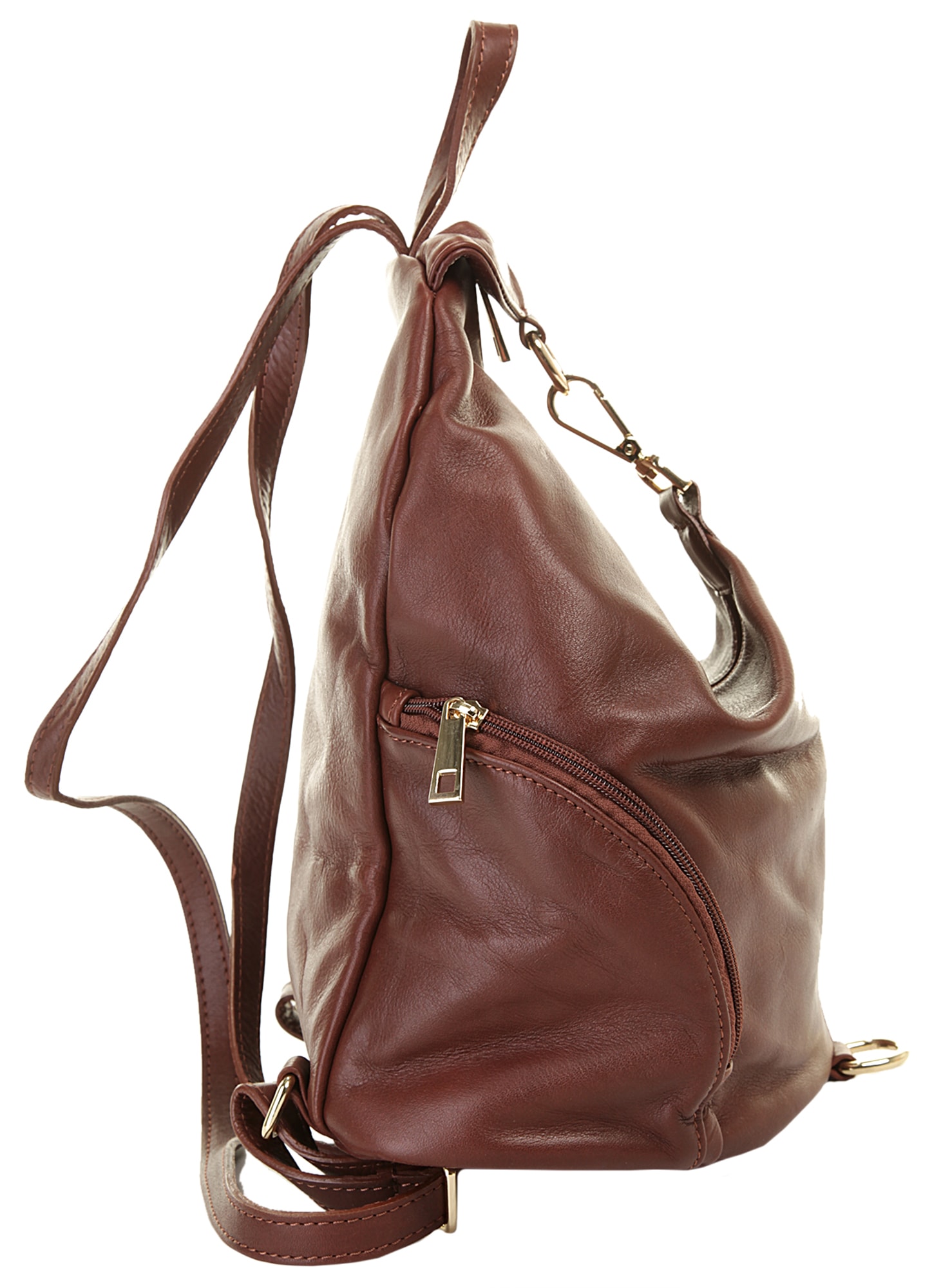 Piké Cityrucksack, echt Leder, Made in Italy
