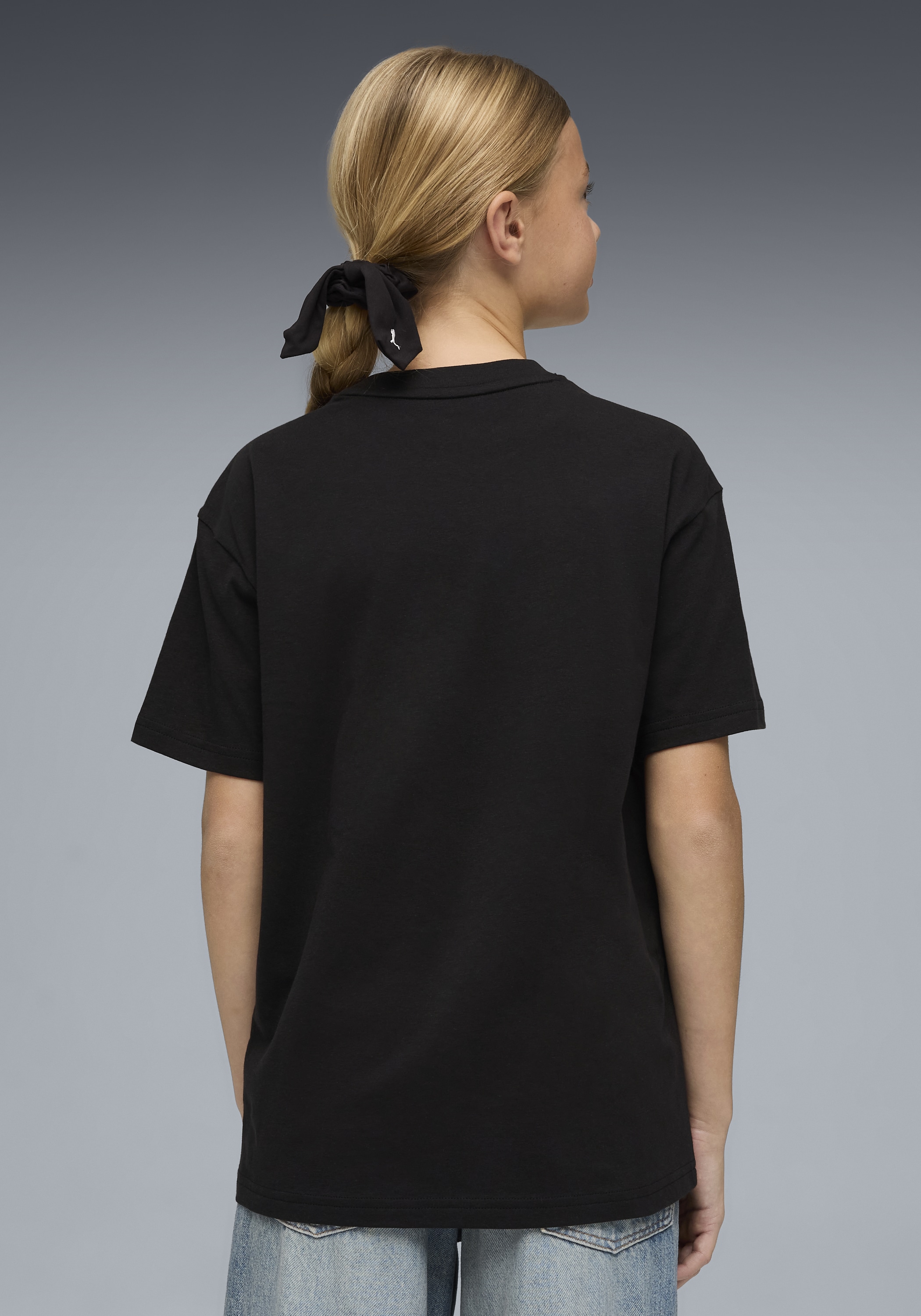 PUMA T-Shirt »ESS GRAPHIC ANIMAL RELAXED TEE G« für Jugendliche, Kurzarm, mit Print-Applikation, Rundhalsausschnitt