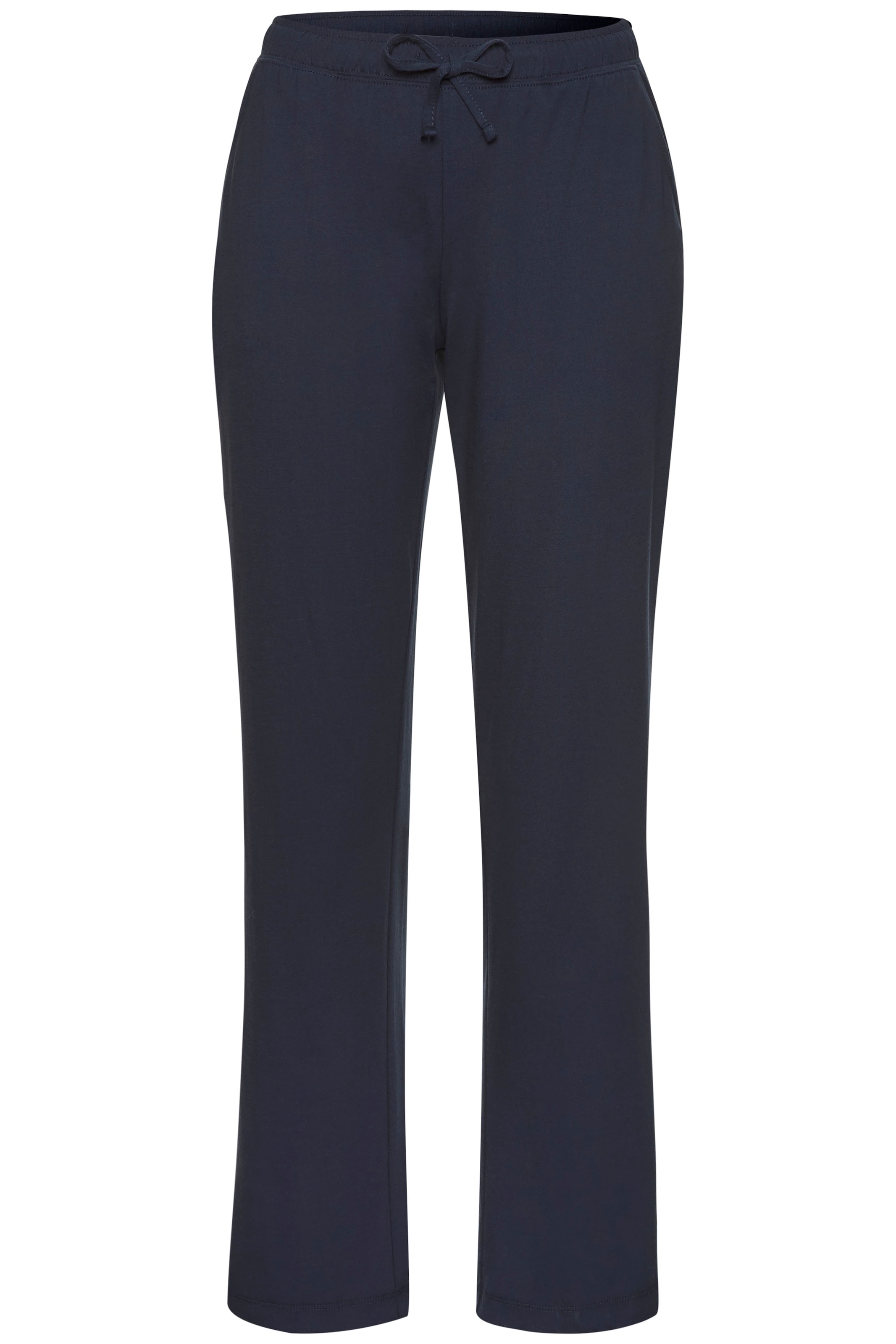 s.Oliver Pyjama 2-teilig, 2 tlg. mit garngefärbten Streifen im Oberteil