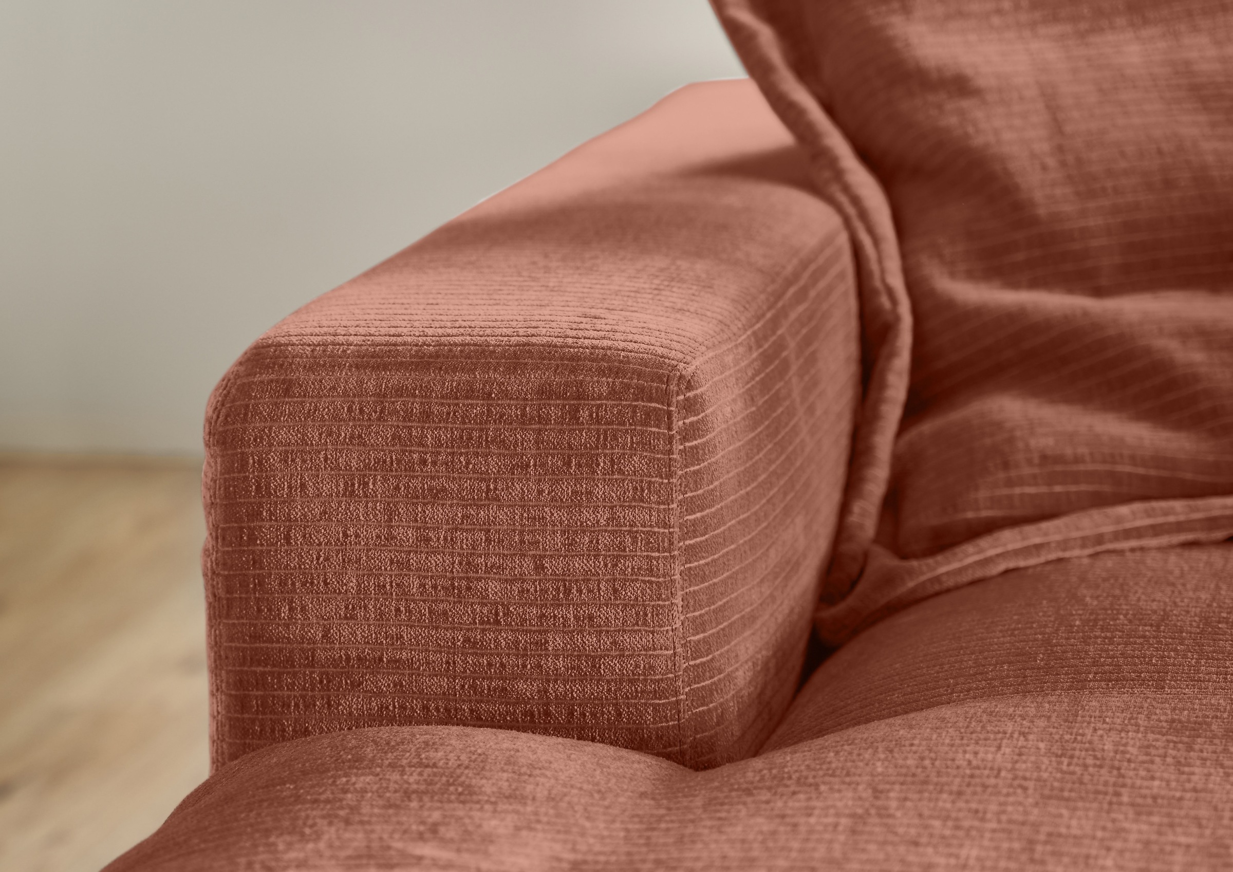 Musterring Ecksofa »Lucia«, verschiedene Farben, großer Longchair mit Armlehne, B330 x T190 cm