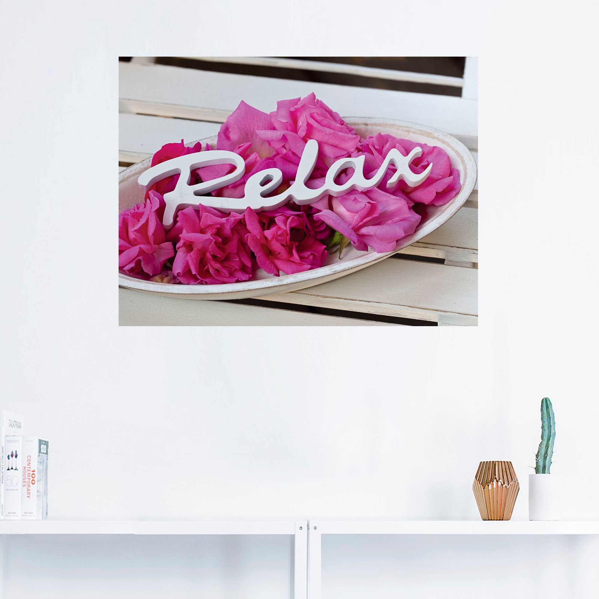 Artland Wandbild »Relax«, Sprüche & Texte, (1 St.), als Alubild, Outdoorbild, Leinwandbild, Wandaufkleber, versch. Größen