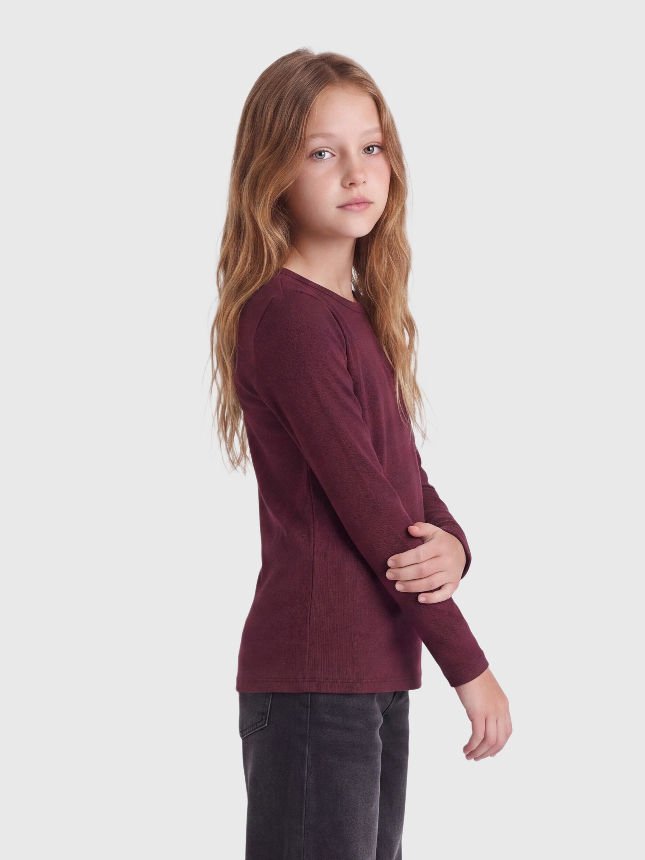 KIDS ONLY Langarmshirt »KOGLUCKY L/S O NECK TOP JRS NOOS« Baumwollmischung, regular fit