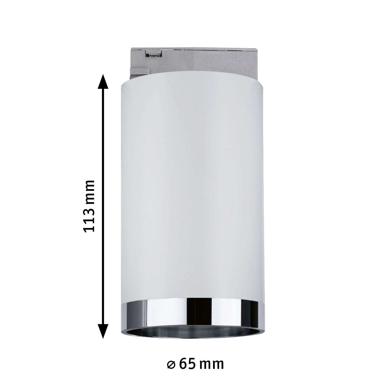 Paulmann Schienensystem-Leuchten »URail Schienenspot Tube GU10 max. 10W 230V«, dimmbar
