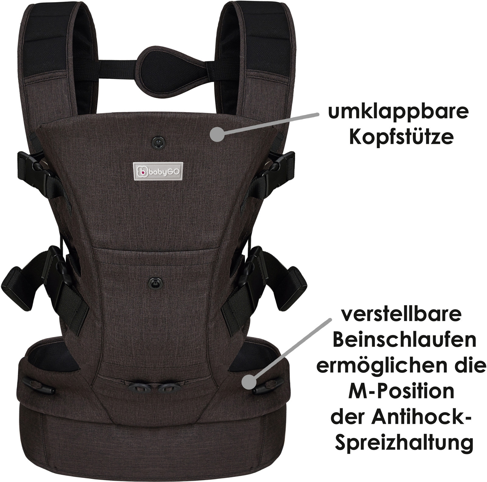 BabyGo Bauchtrage »Babytrage Koala«, bis 15 kg