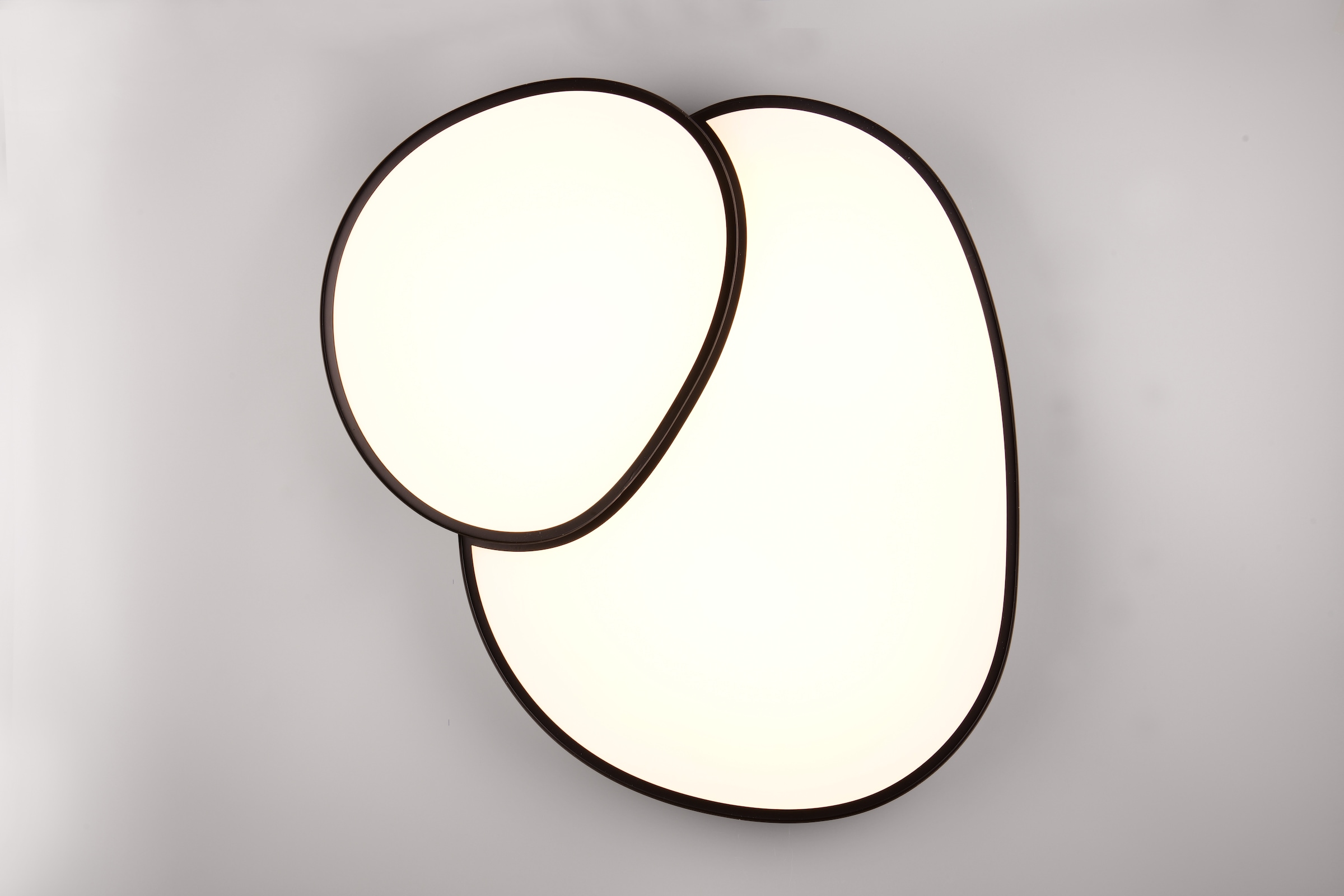 TRIO Leuchten LED Deckenleuchte »RISE, LED Deckenlampe 45W 5300 Lumen warmweiß bis kaltweiß 2700-6500K« LED-Board 1 Stk. warmweiß - kaltweiß Fernbedienung dimmbar Memoryfunktion Nachtlicht CCT Lichtfarbe wählbar